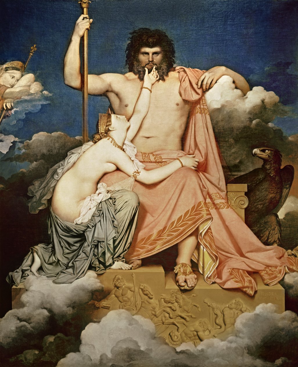 Jupiter és Thetis, 1811 alkotó: Jean Auguste Dominique Ingres
