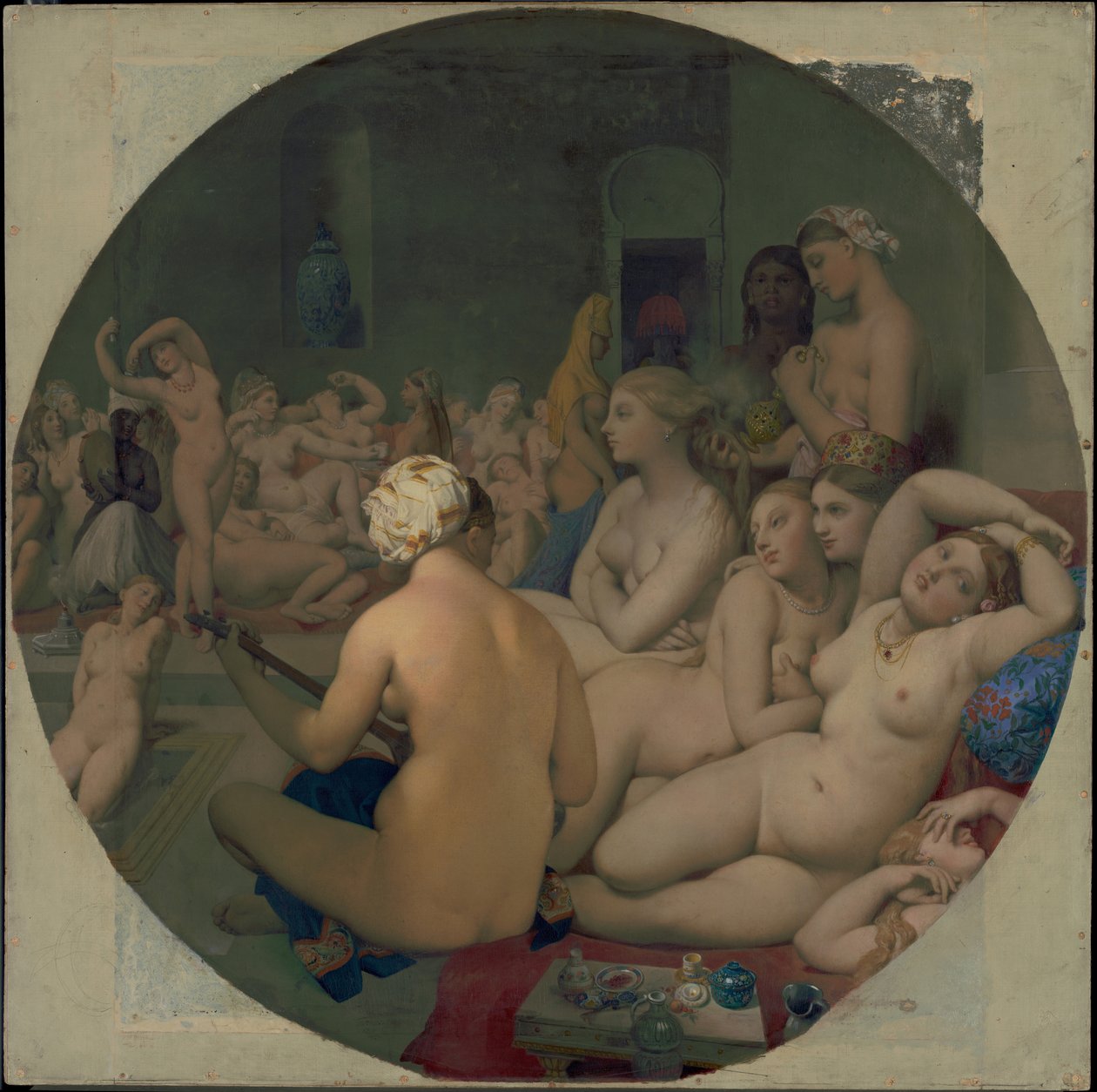 török ​​fürdő alkotó: Jean Auguste Dominique Ingres