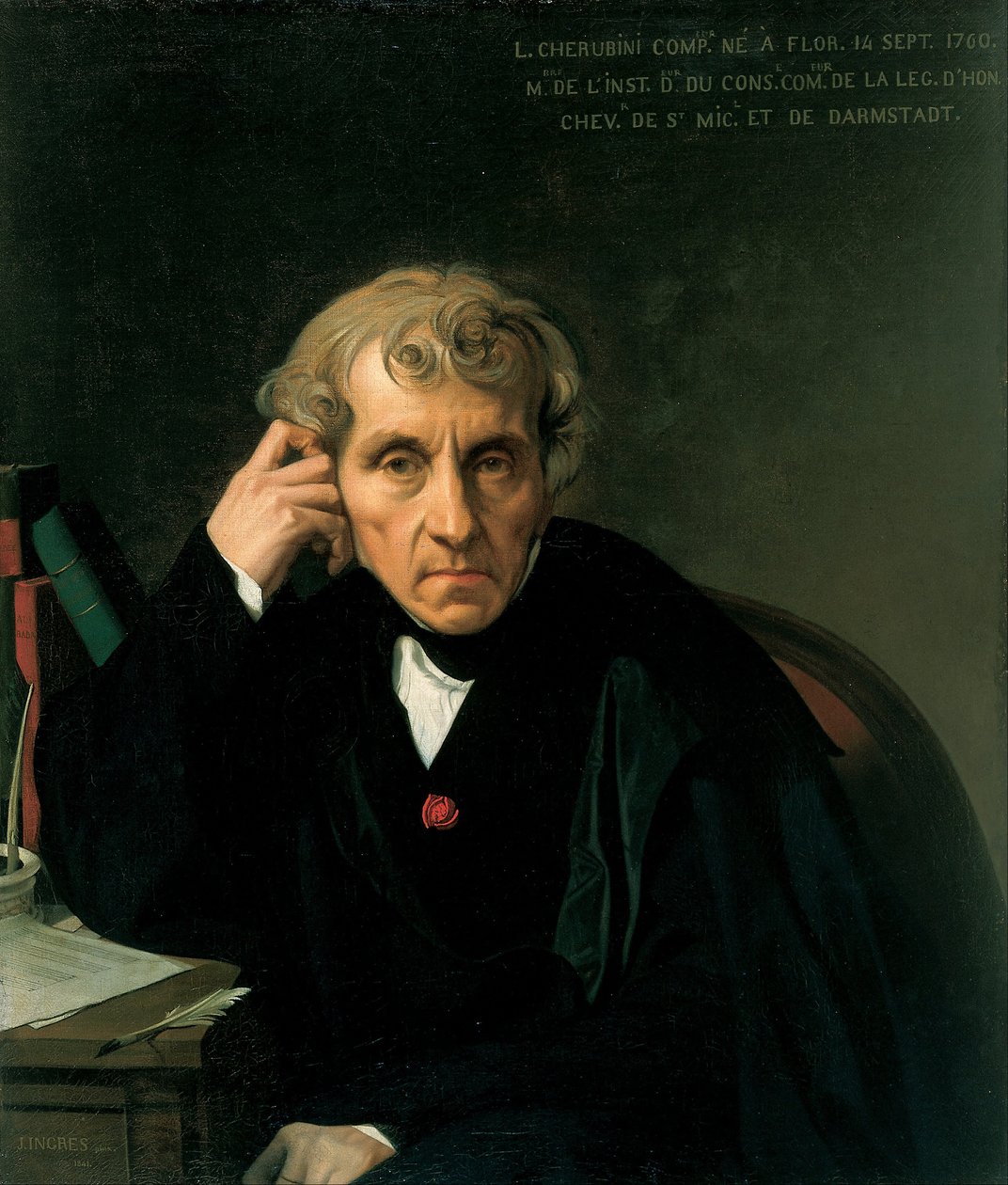 Luigi Cherubini alkotó: Jean Auguste Dominique Ingres