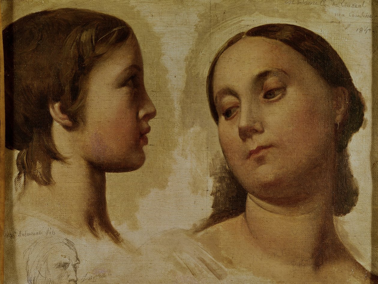 Madame Lauréal and her Son, 1840  alkotó: Jean Auguste Dominique Ingres