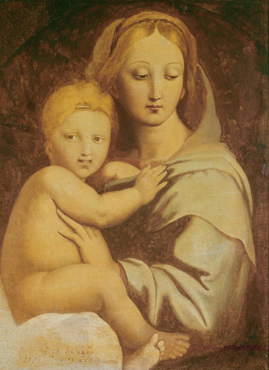 A kandeláber Madonnája alkotó: Jean Auguste Dominique Ingres