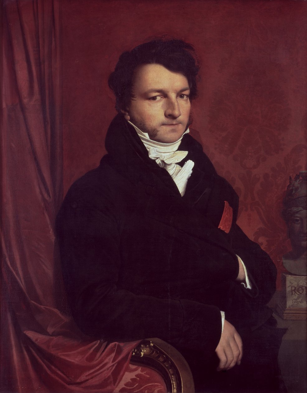 Monsieur de Norvins (1769-1854), 1811-12 alkotó: Jean Auguste Dominique Ingres