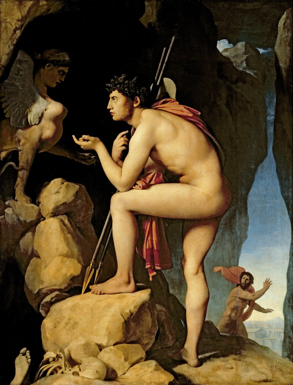 Oidipusz és a Szfinx, 1808 alkotó: Jean Auguste Dominique Ingres