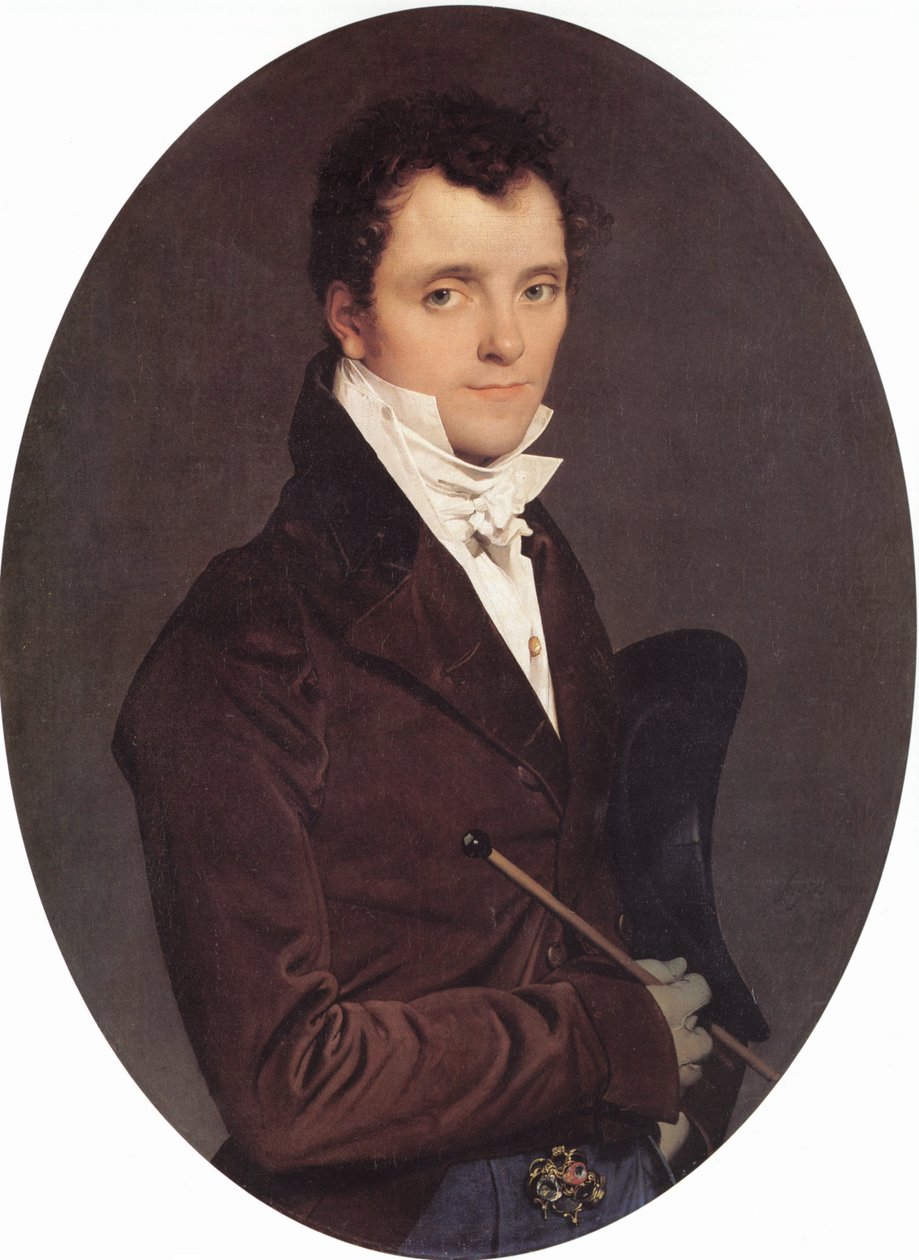 Edmé Bochet portréja alkotó: Jean Auguste Dominique Ingres