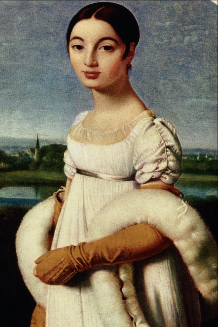 Mademoiselle Riviere portréja alkotó: Jean Auguste Dominique Ingres