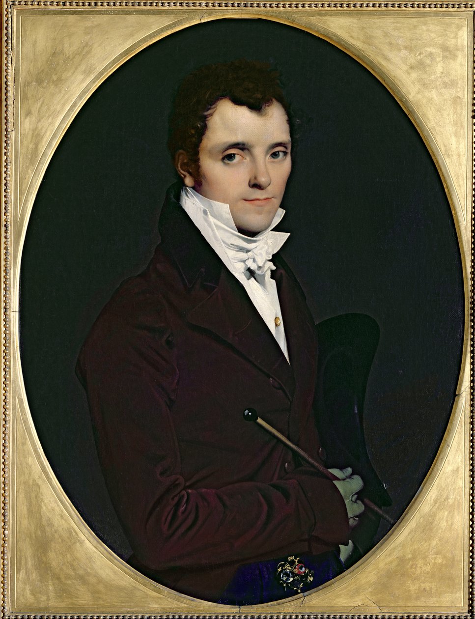 Edme Bochet (1783-1871) portréja, 1811 alkotó: Jean Auguste Dominique Ingres