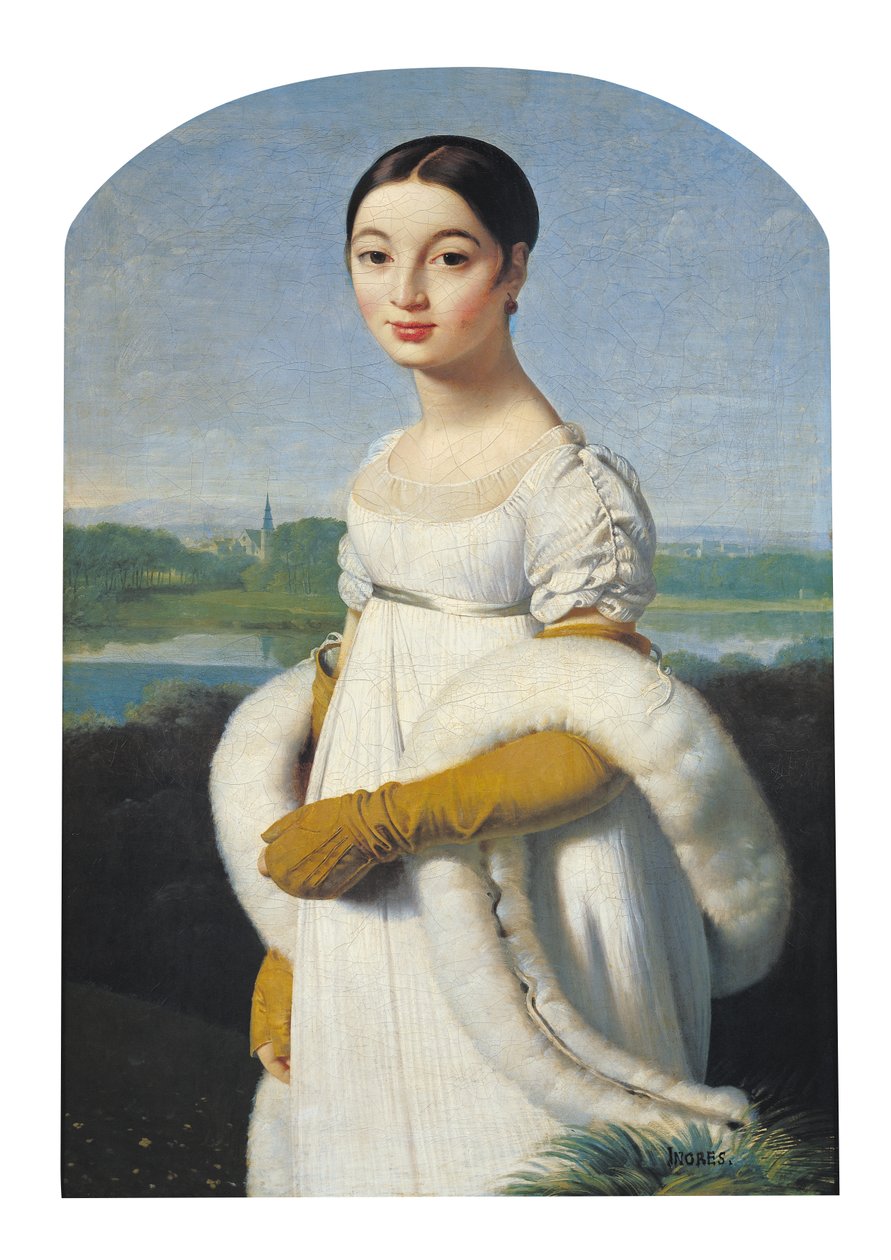 Mademoiselle Caroline Riviere (1793-1803) portréja, 1805 alkotó: Jean Auguste Dominique Ingres