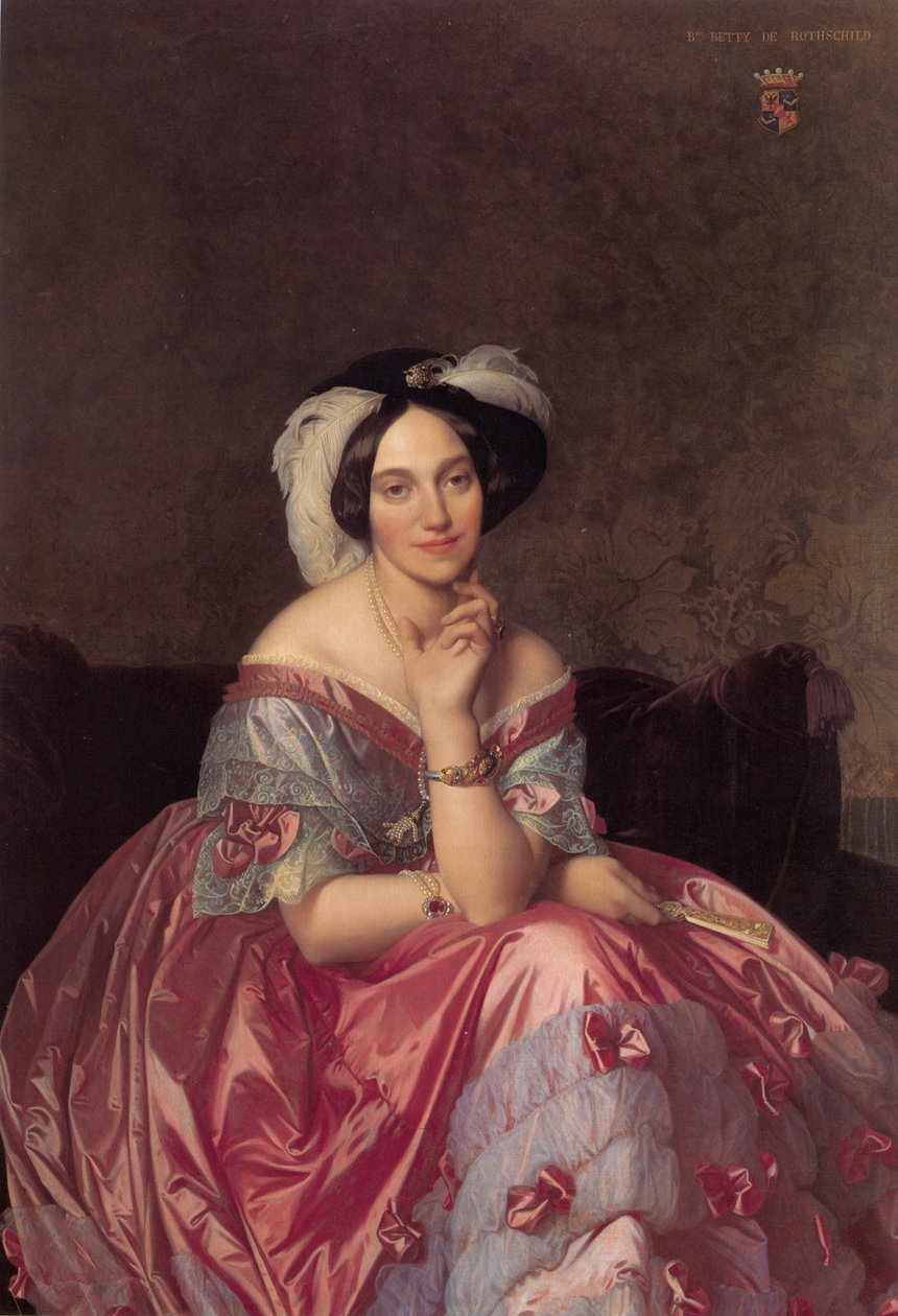 James de Rothschild bárónő portréja alkotó: Jean Auguste Dominique Ingres