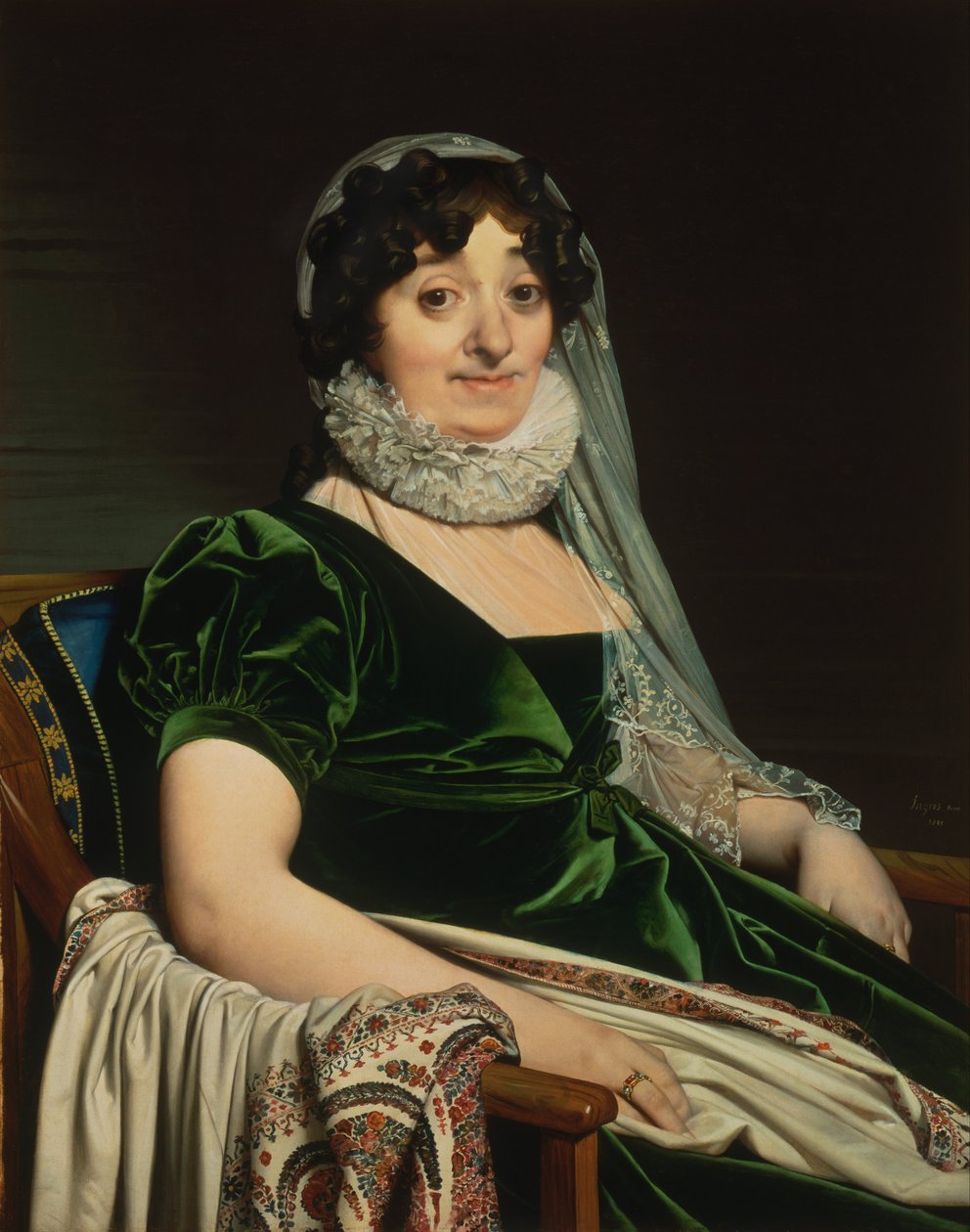 Tournon grófnő portréja alkotó: Jean Auguste Dominique Ingres