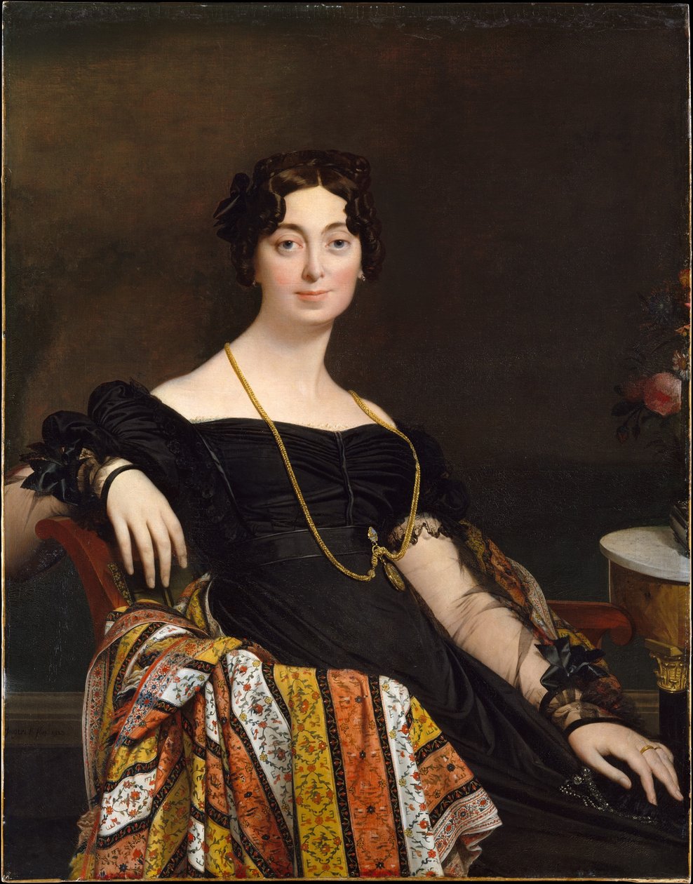 Madame Leblanc portréja alkotó: Jean Auguste Dominique Ingres