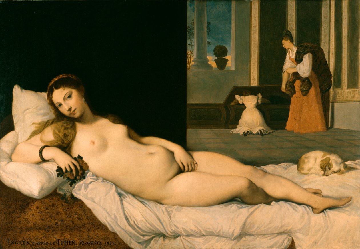 Fekvő Vénusz alkotó: Jean Auguste Dominique Ingres