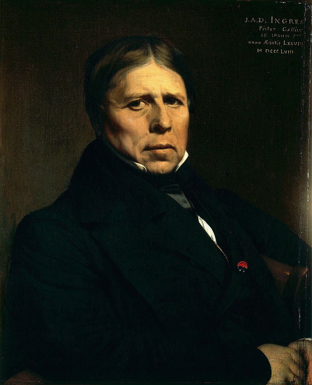 Önarckép alkotó: Jean Auguste Dominique Ingres