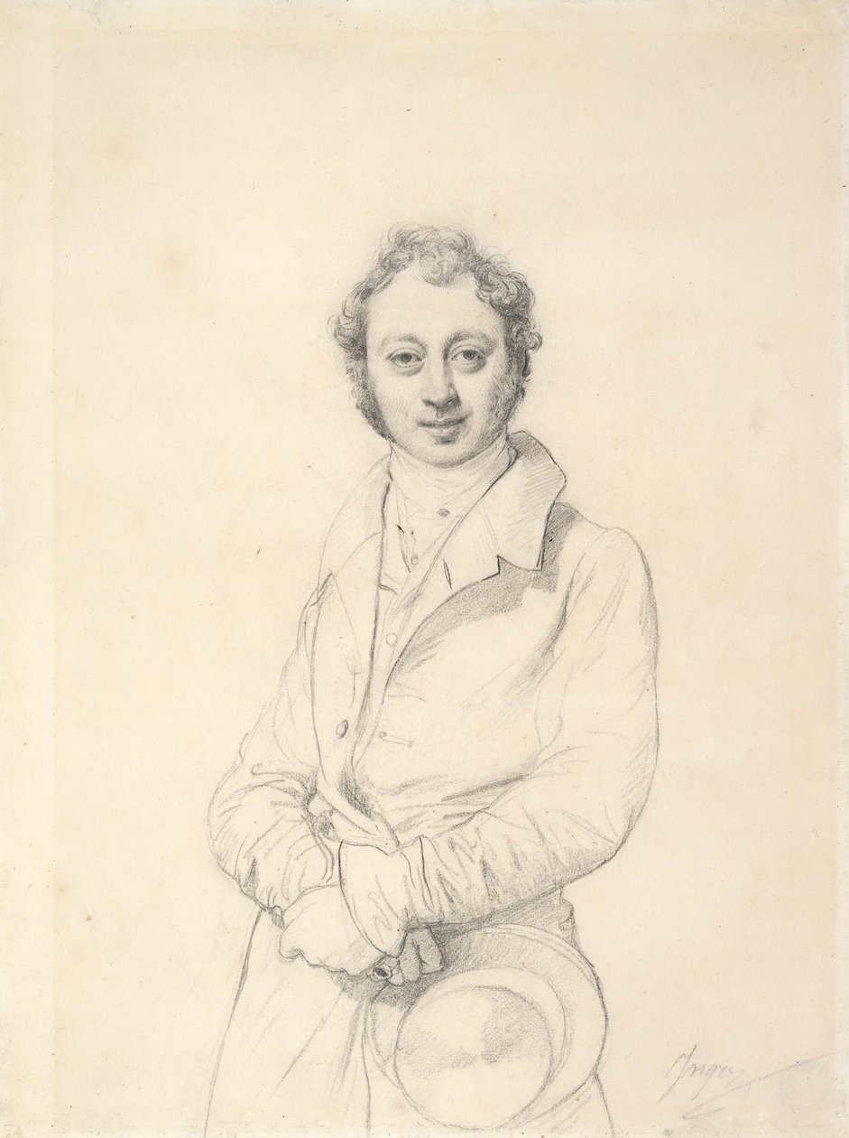 A régész Désiré-Raoul Rochette, 1830 körül. alkotó: Jean Auguste Dominique Ingres