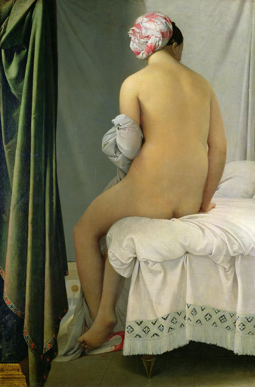 A fürdőző, „Baigneuse Valpincon”, 1808 alkotó: Jean Auguste Dominique Ingres