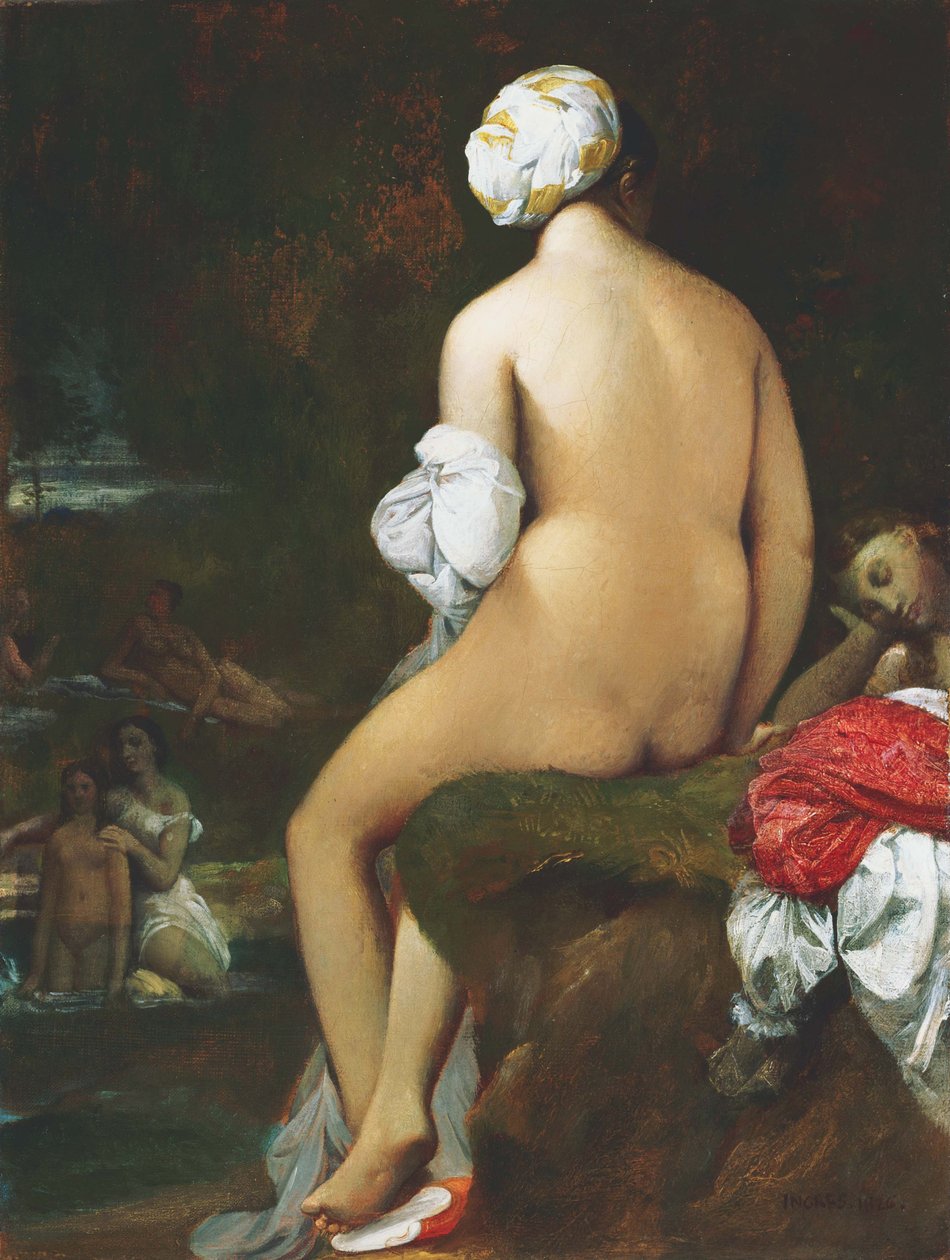 A kis fürdőző alkotó: Jean Auguste Dominique Ingres