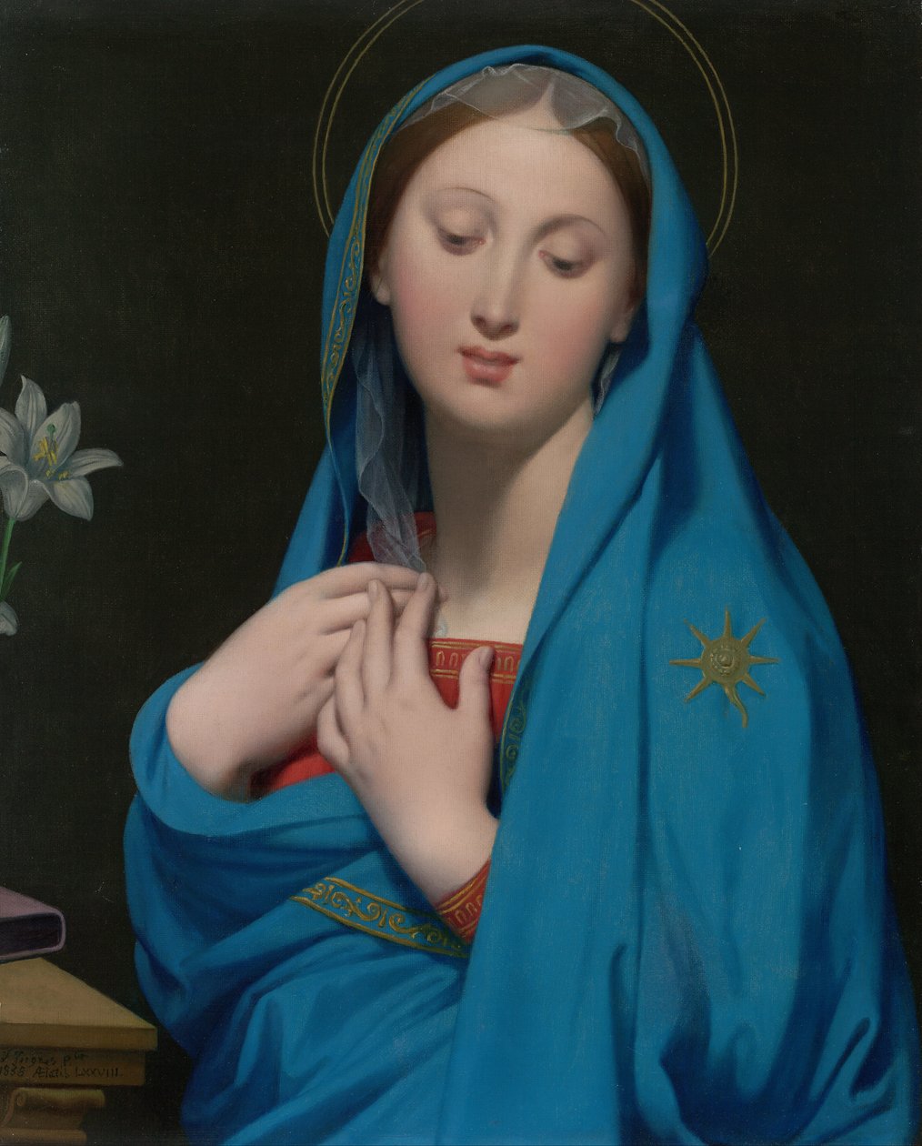 Az örökbefogadás szűz alkotó: Jean Auguste Dominique Ingres