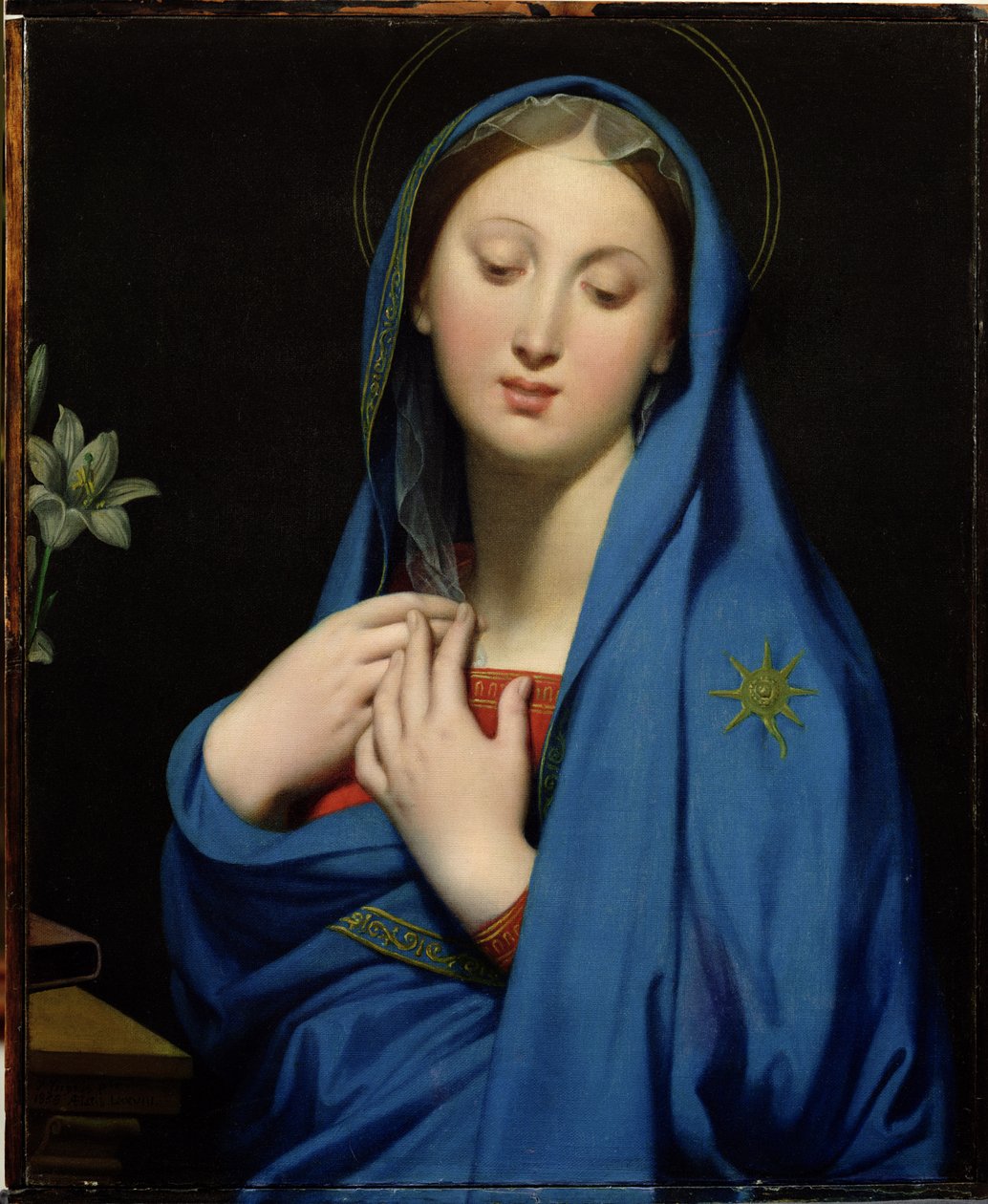 Örökbefogadó Szűz, 1858 alkotó: Jean Auguste Dominique Ingres
