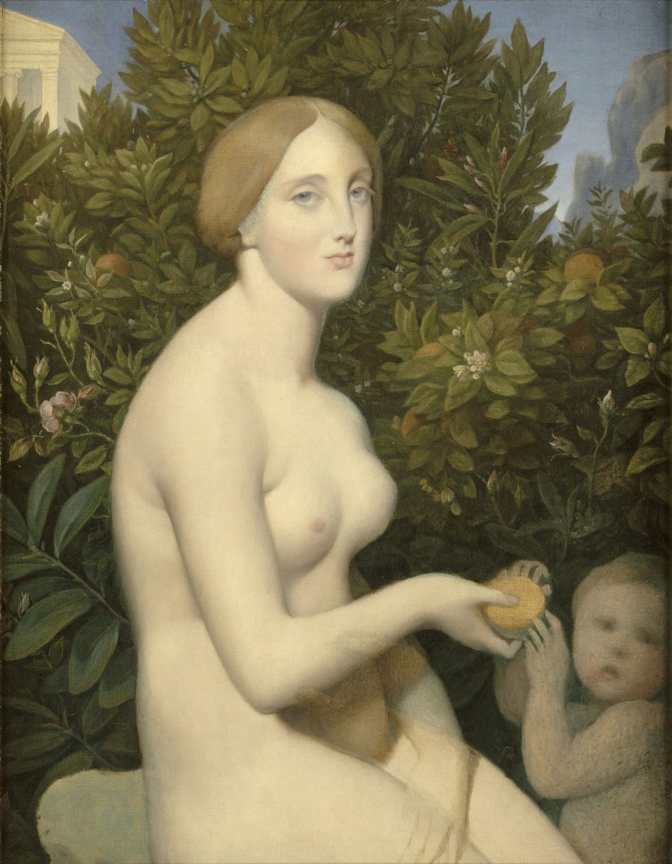 Vénusz Páfoszban alkotó: Jean Auguste Dominique Ingres