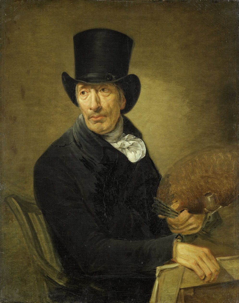 Pieter Barbiers festő portréja alkotó: Jean Augustin Daiwaille