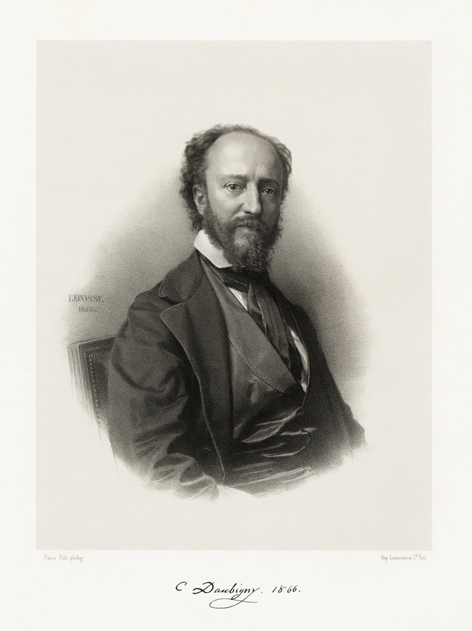 Charles François Daubigny, 1865-66 alkotó: Jean Baptiste Adolphe Lafosse