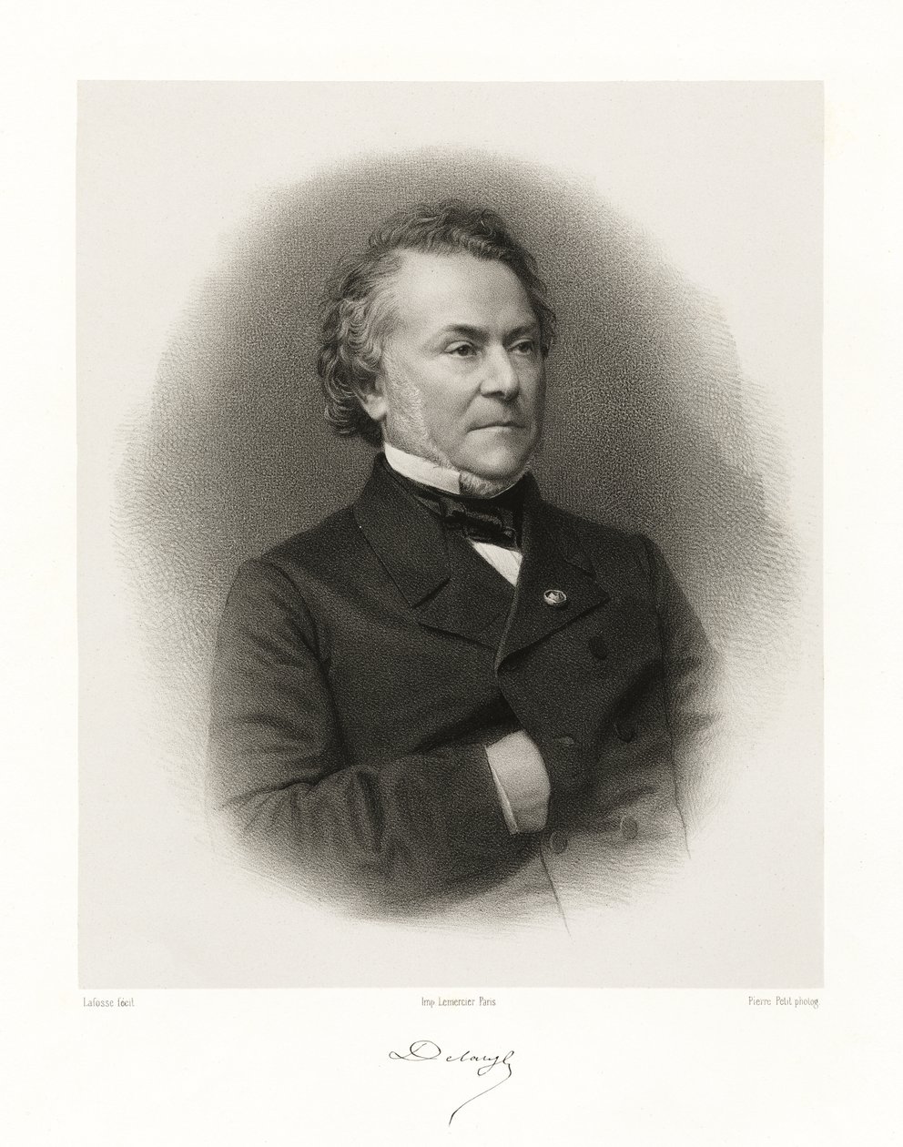 Claude Alphonse Delangle, 1865-66 alkotó: Jean Baptiste Adolphe Lafosse