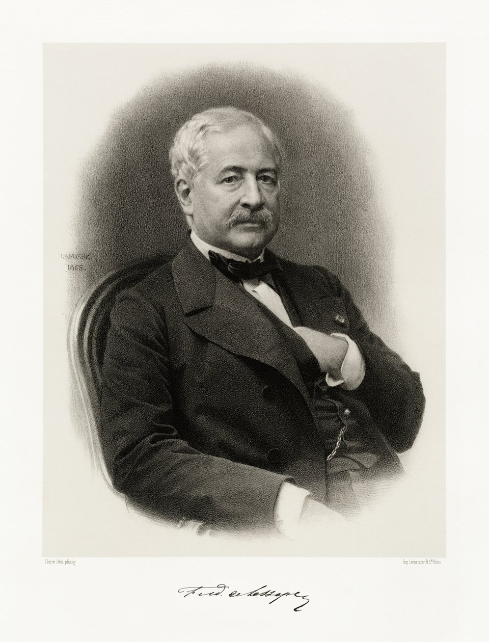 Ferdinand de Lesseps, 1865-66 alkotó: Jean Baptiste Adolphe Lafosse