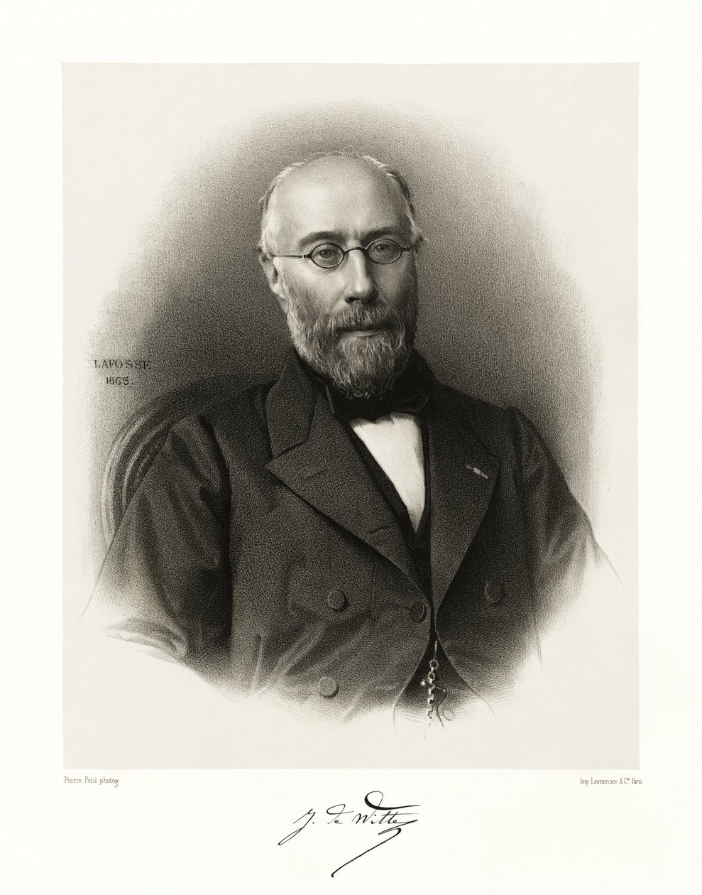 Jean Joseph Antoine Marie, báró de Witte, 1865-66 alkotó: Jean Baptiste Adolphe Lafosse