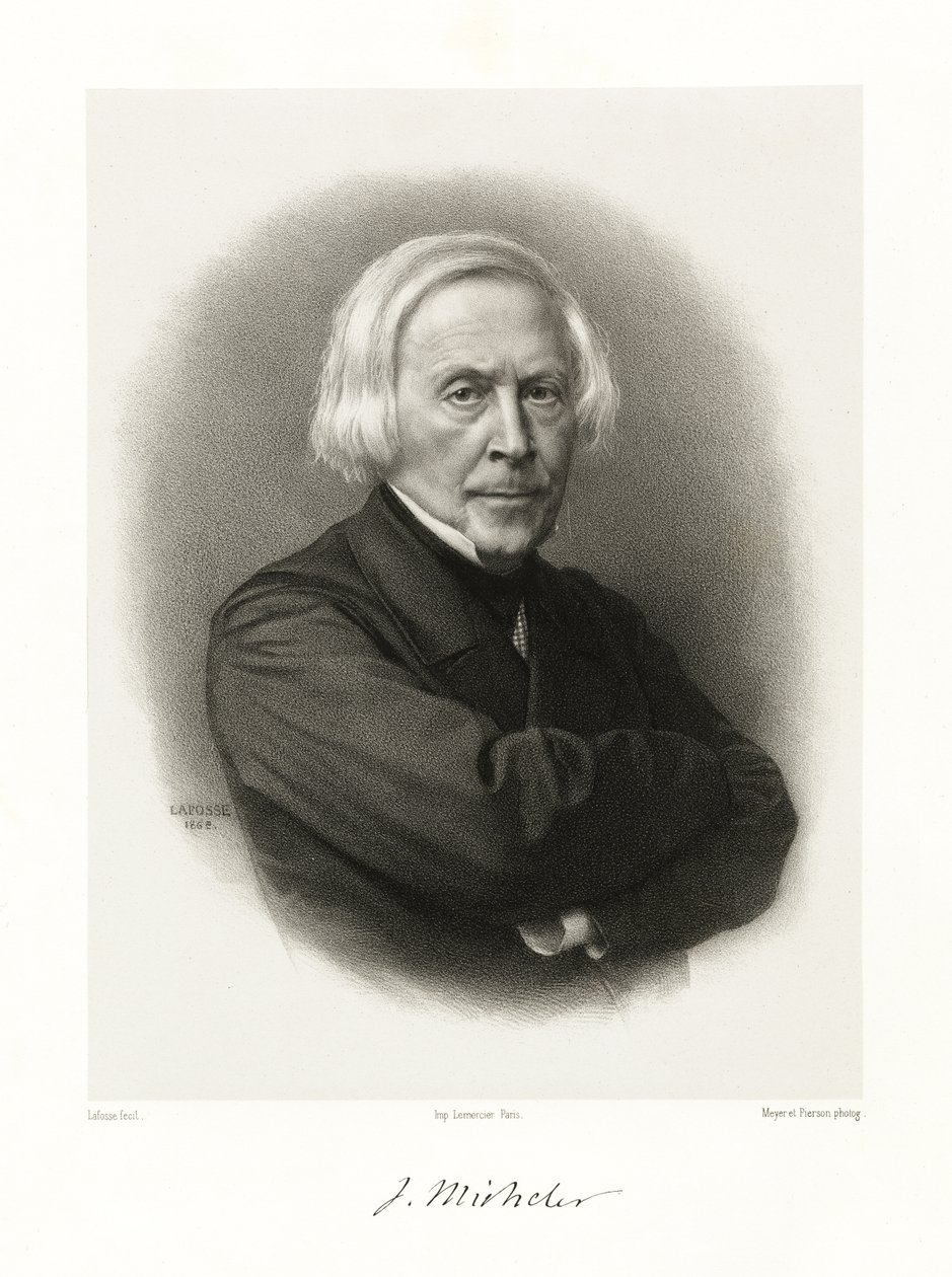 Jules Michelet, 1865-66 alkotó: Jean Baptiste Adolphe Lafosse