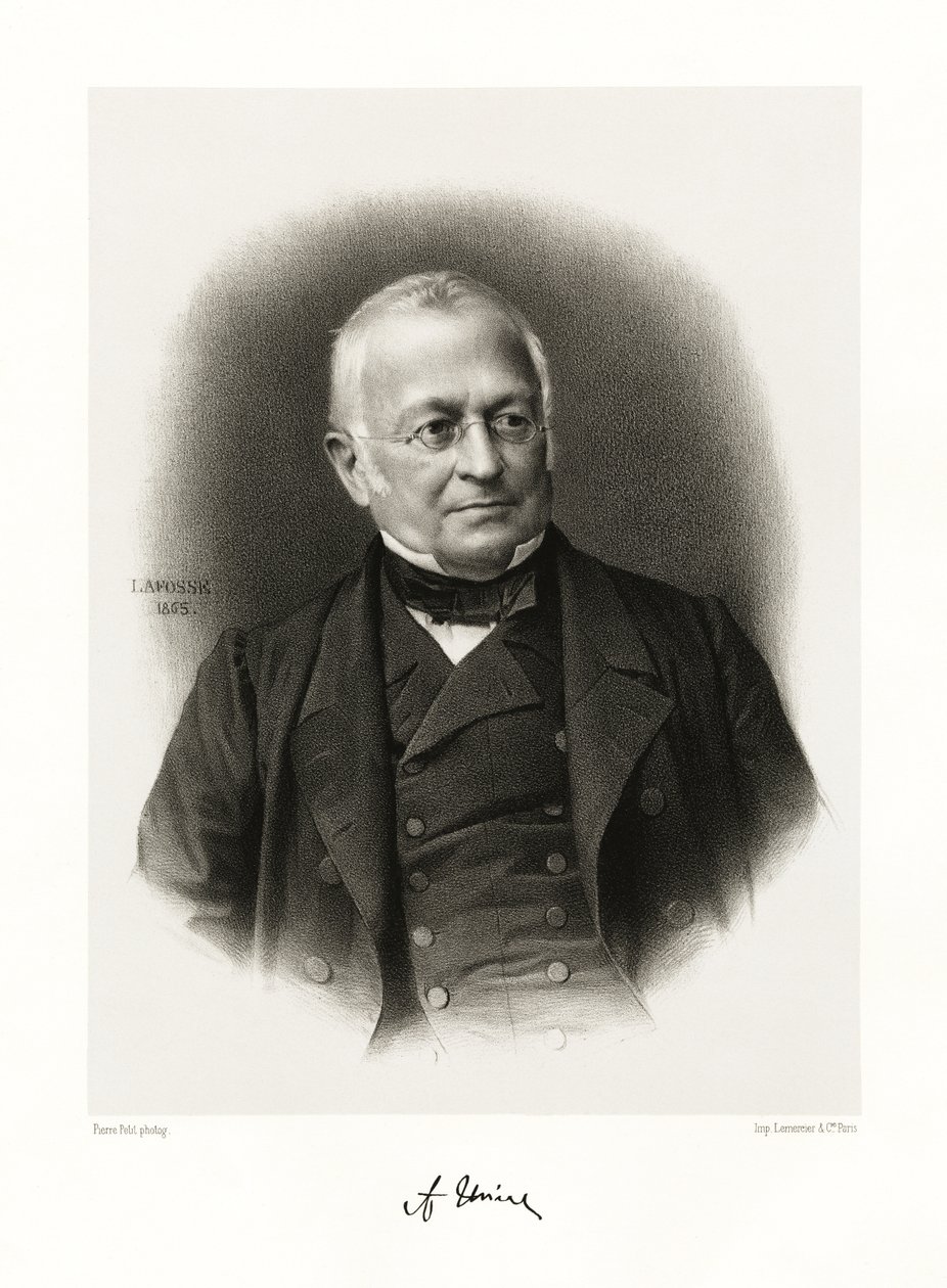 Louis Adolphe Thiers, 1865-66 alkotó: Jean Baptiste Adolphe Lafosse