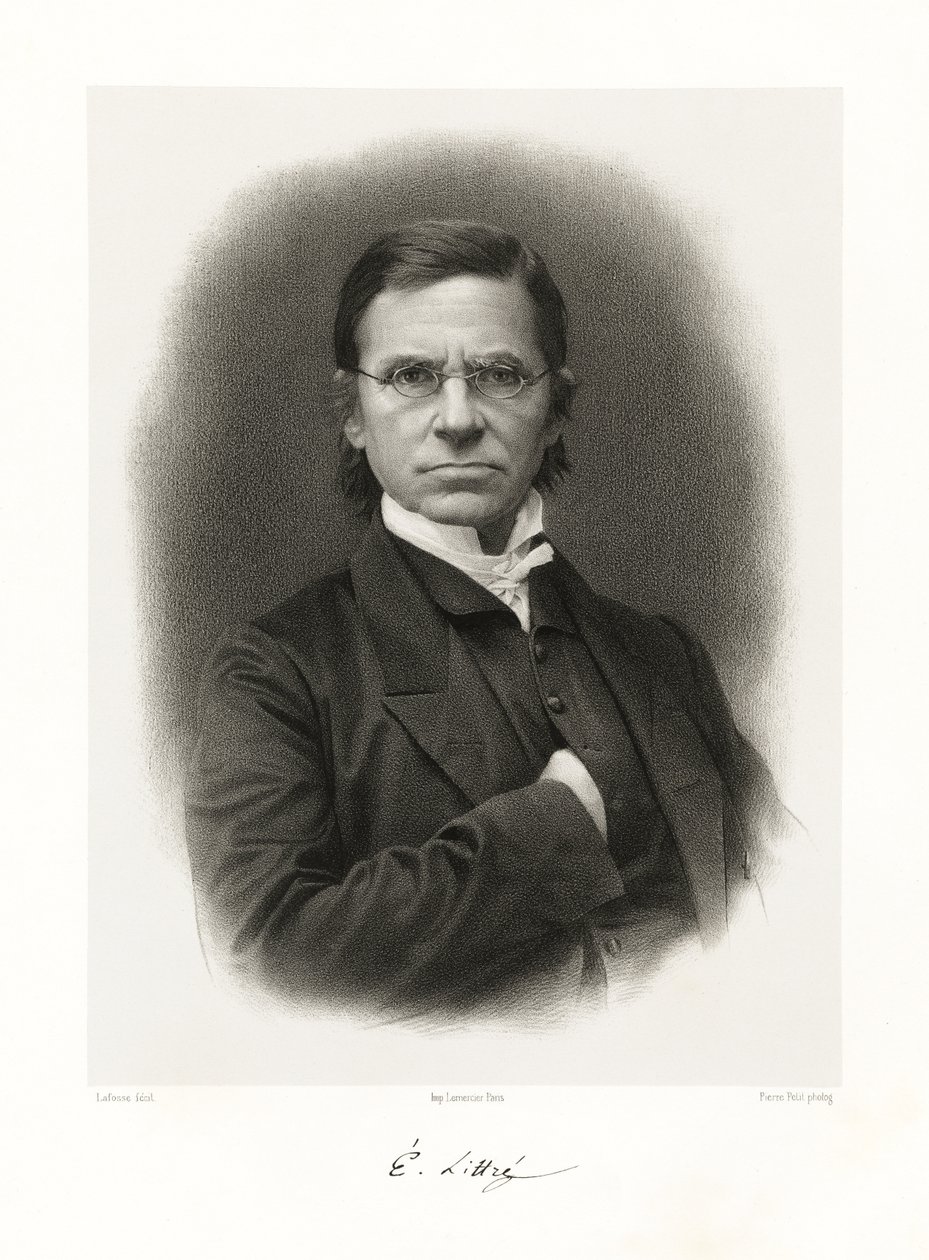 Maximilien Paul Émile Littré, 1865-66 alkotó: Jean Baptiste Adolphe Lafosse