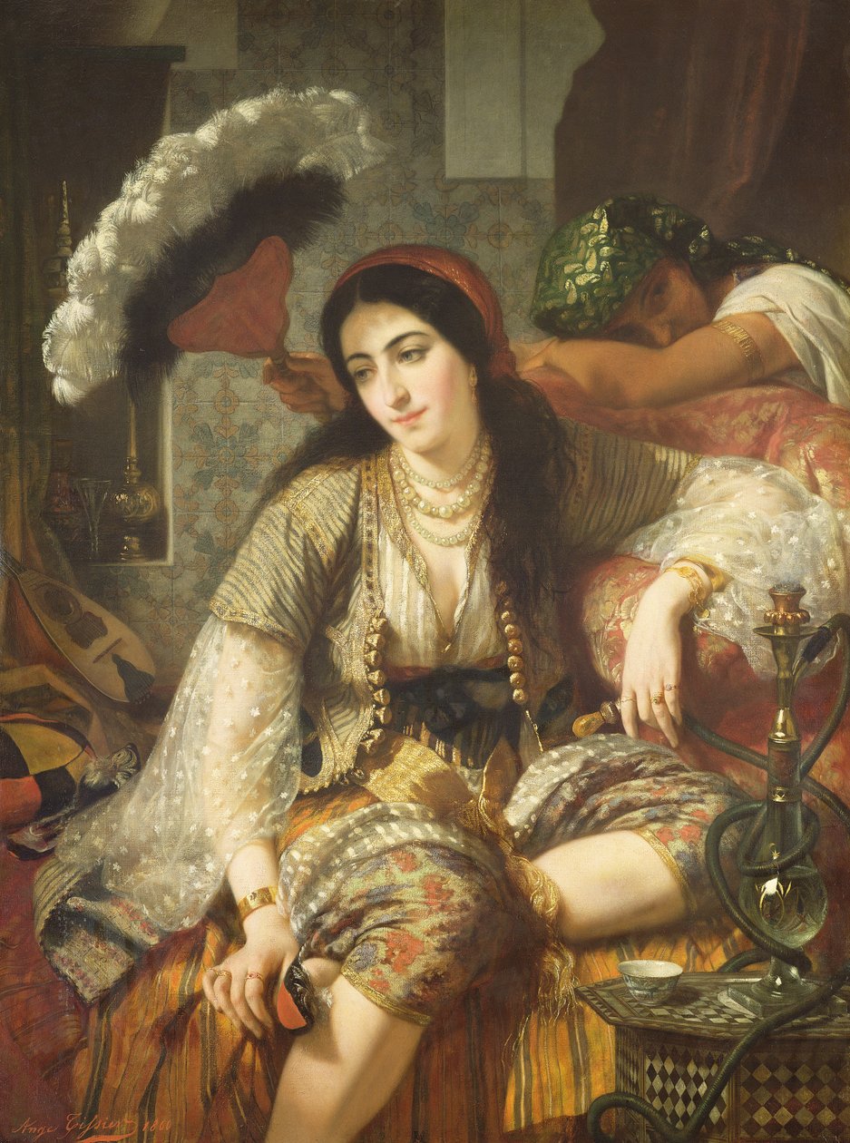 Odaliszk alkotó: Jean Baptiste Ange Tissier