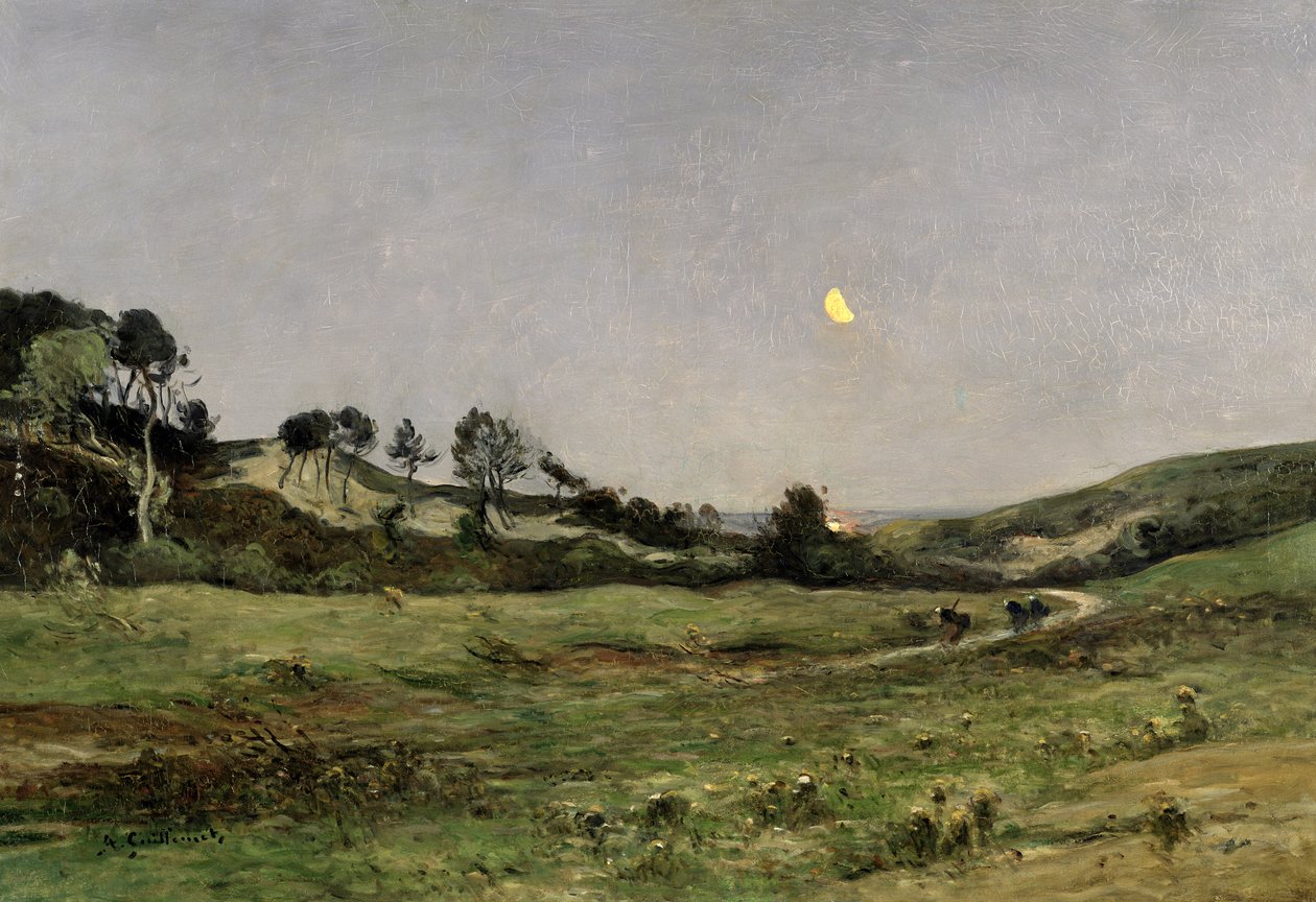 Este Equihen dűnéi felett alkotó: Jean Baptiste Antoine Guillemet
