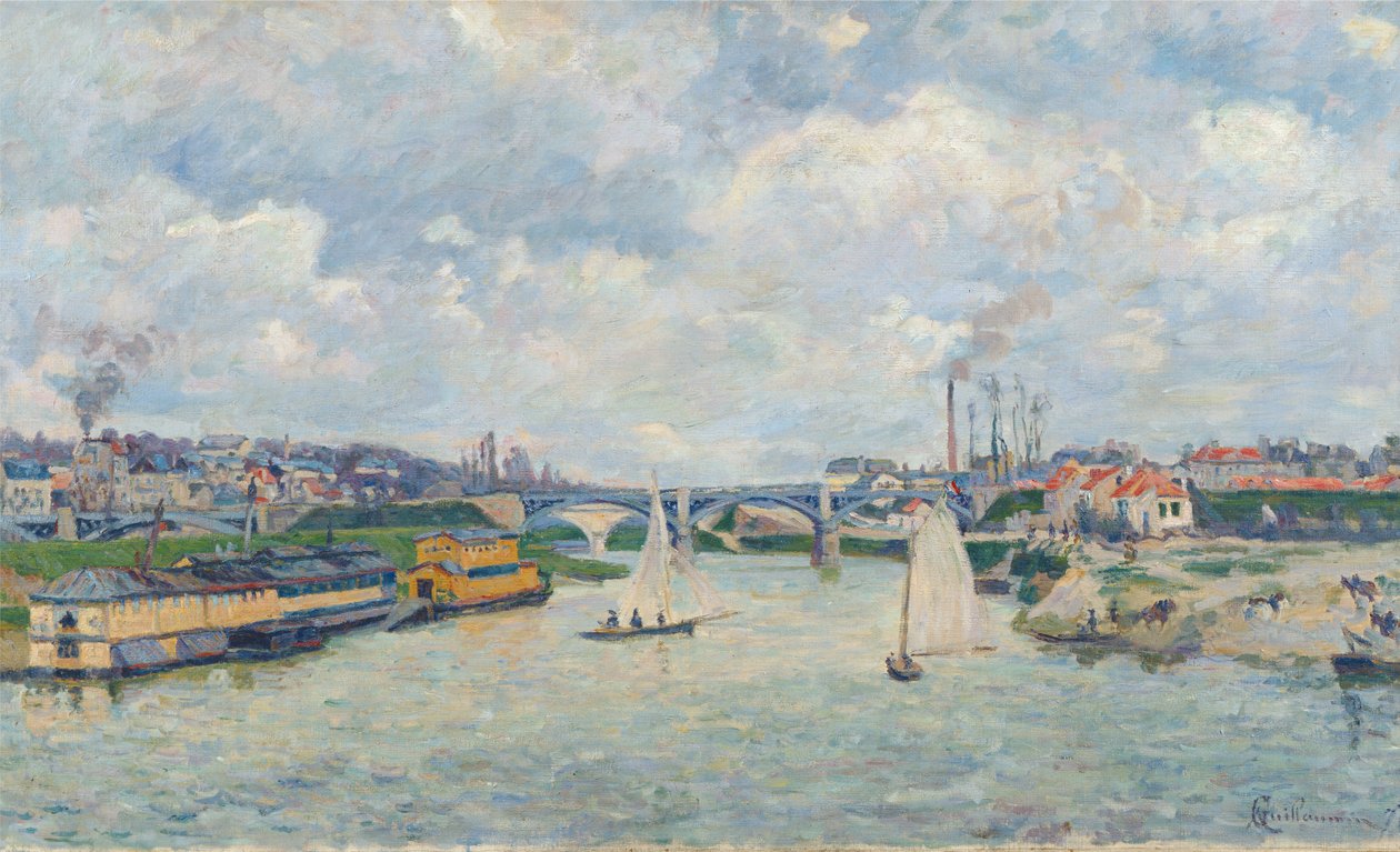 Charenton kikötő, 1878 alkotó: Jean Baptiste Armand Guillaumin