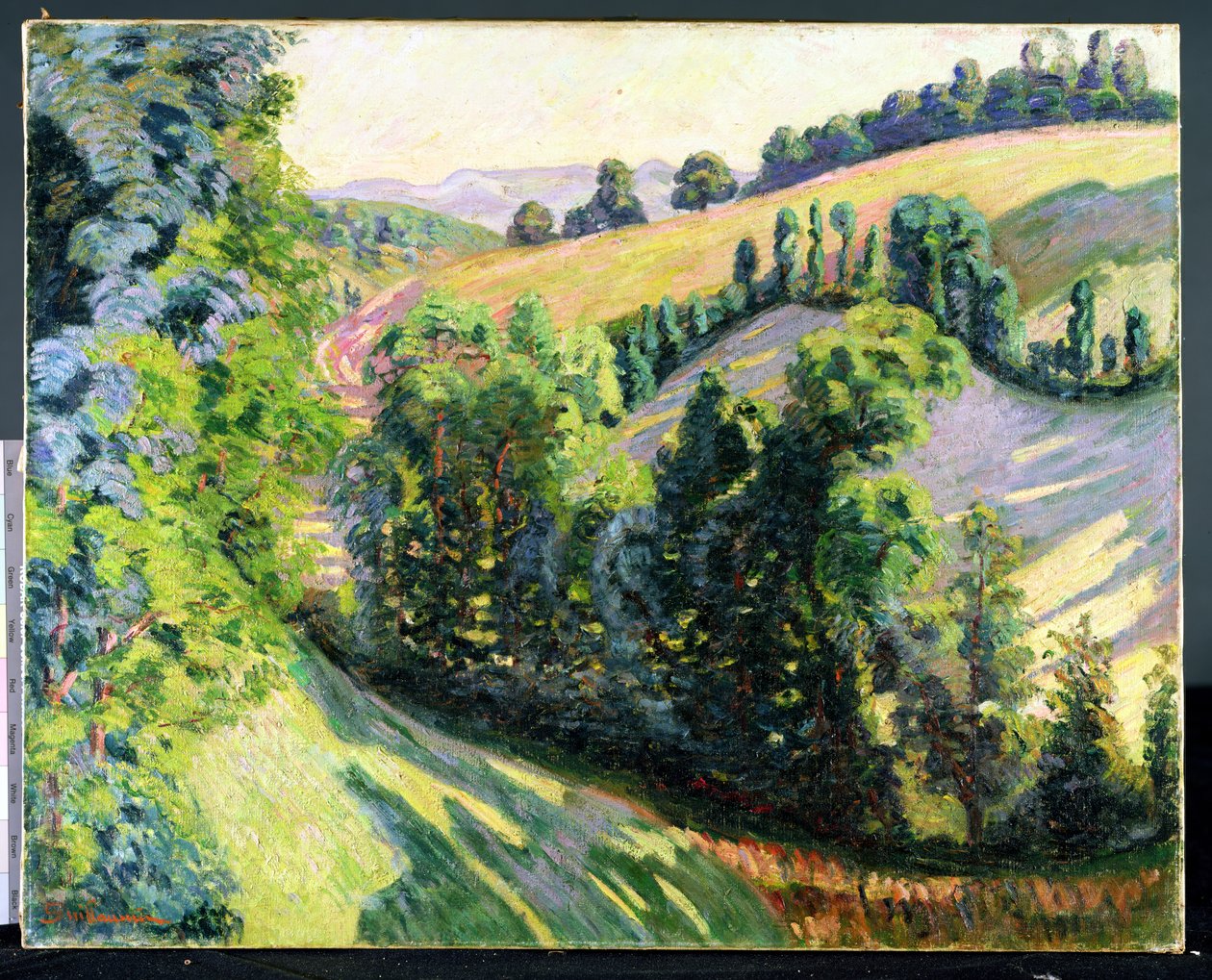Pontgibaud-i táj, 1895 körül alkotó: Jean Baptiste Armand Guillaumin