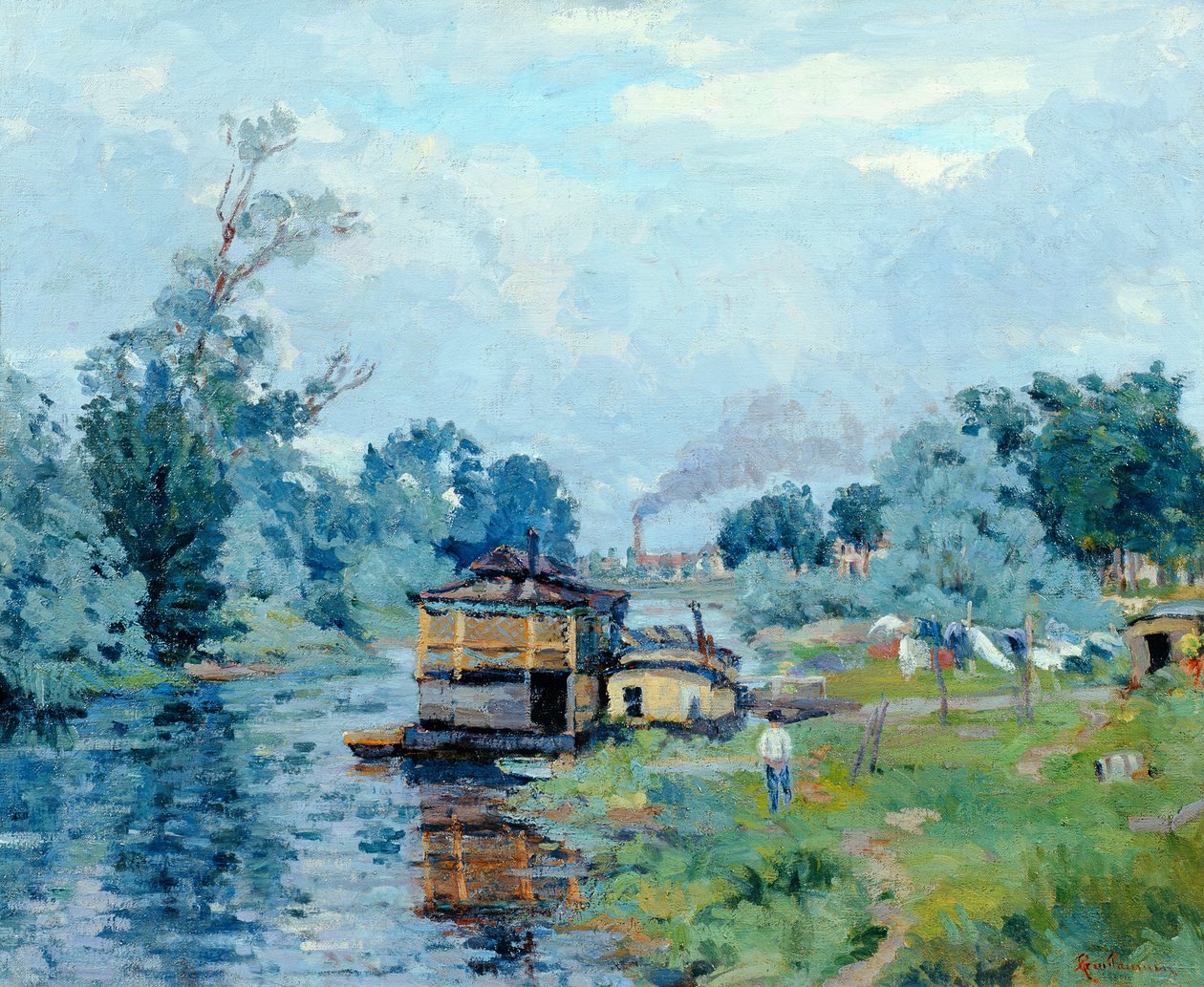 Folyói táj alkotó: Jean Baptiste Armand Guillaumin