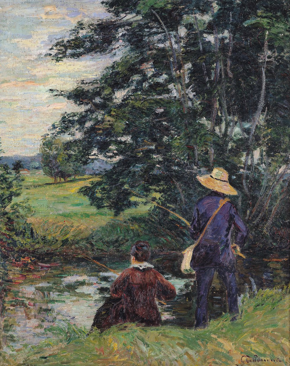 A horgászok, 1885 körül alkotó: Jean Baptiste Armand Guillaumin