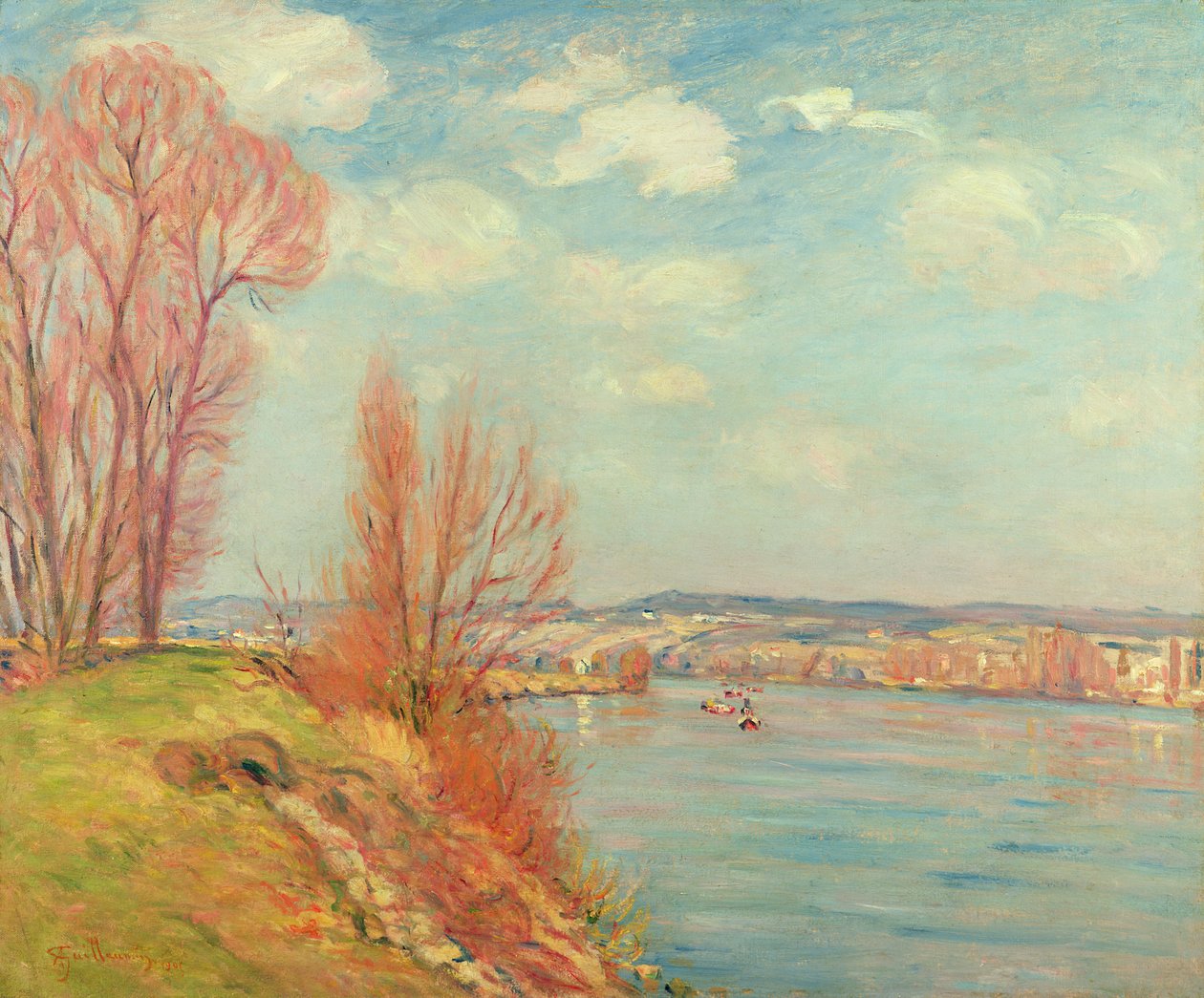 Az öböl és a folyó, 1901 alkotó: Jean Baptiste Armand Guillaumin