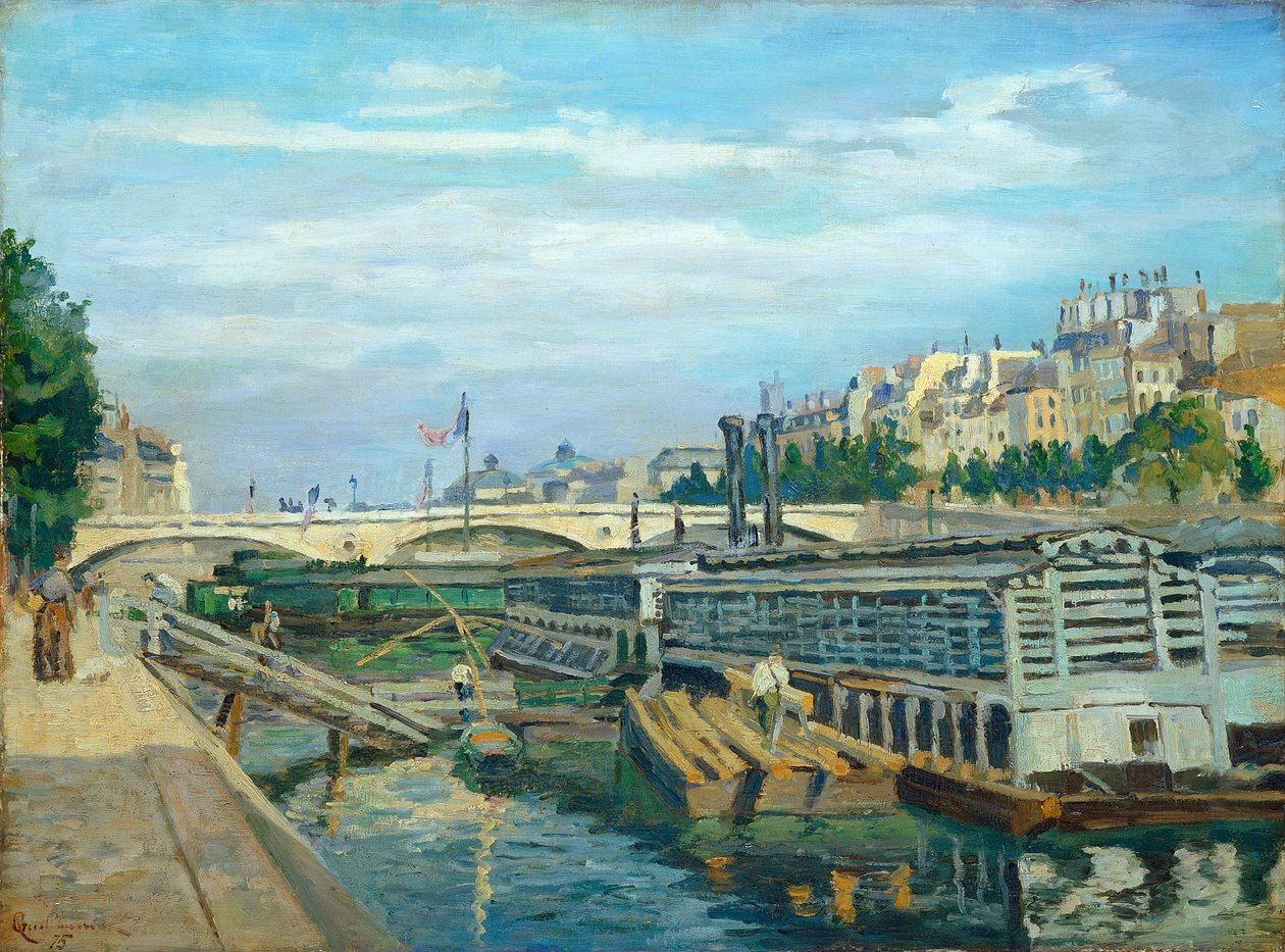 A Louis Philippe híd, 1875 alkotó: Jean Baptiste Armand Guillaumin