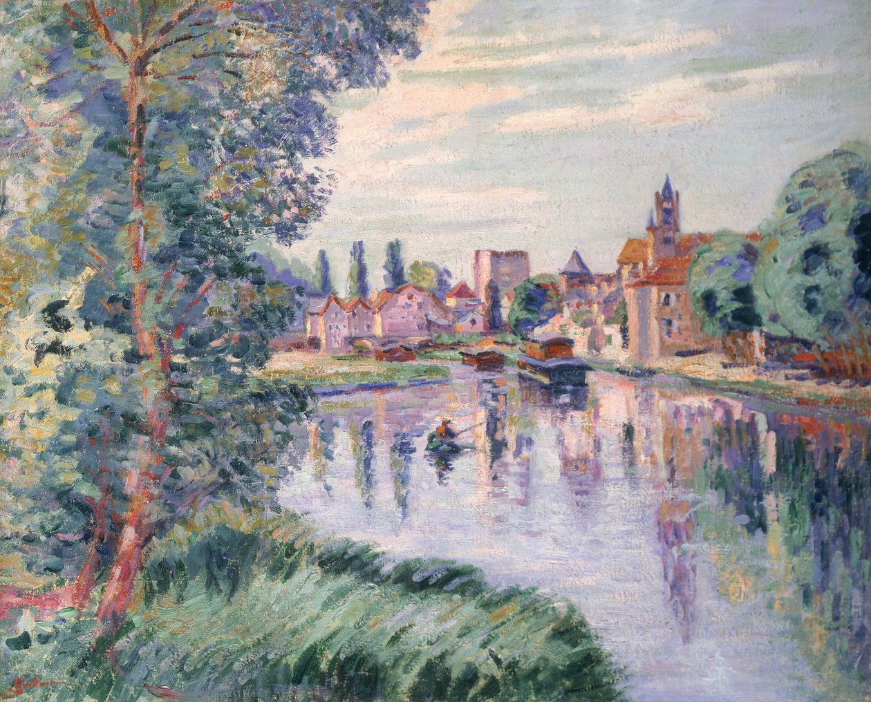 Az öreg Samois, 1900 körül alkotó: Jean Baptiste Armand Guillaumin
