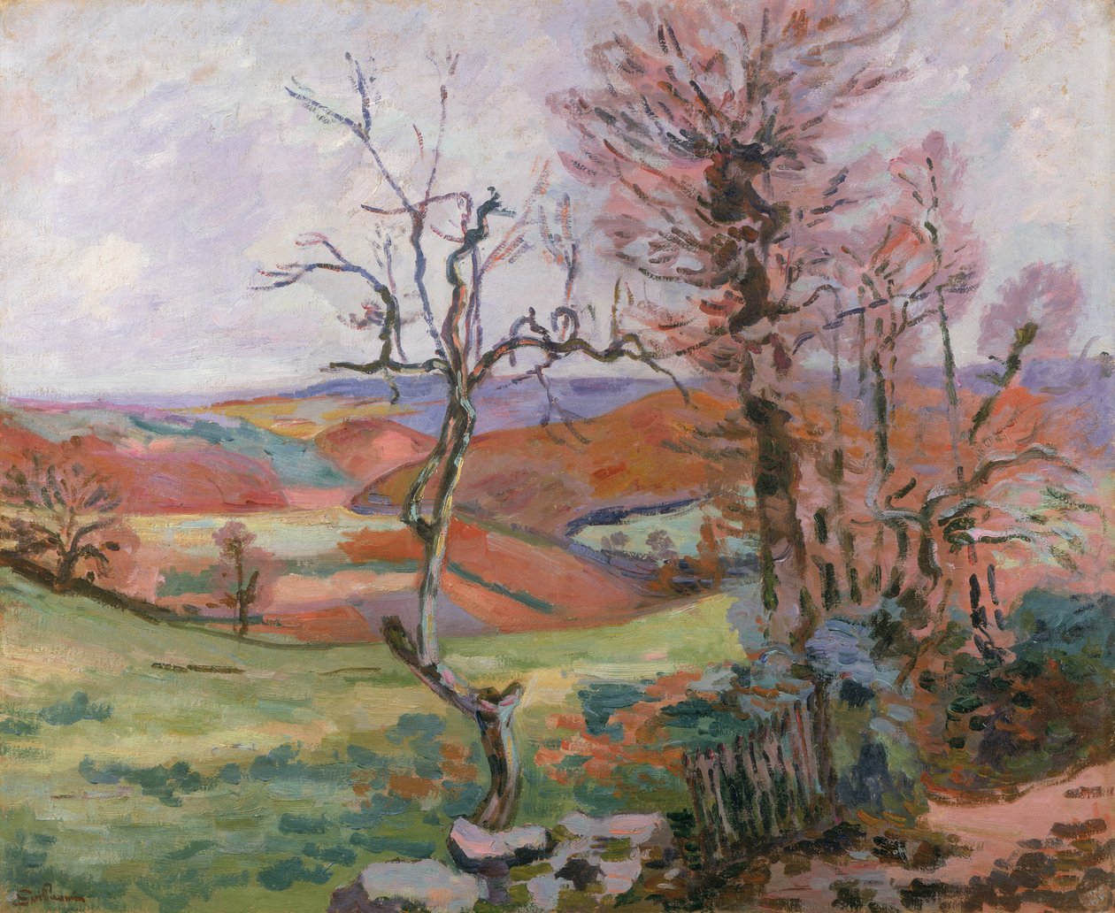 A Puy Barion Crozantban, Bretagne-ban alkotó: Jean Baptiste Armand Guillaumin