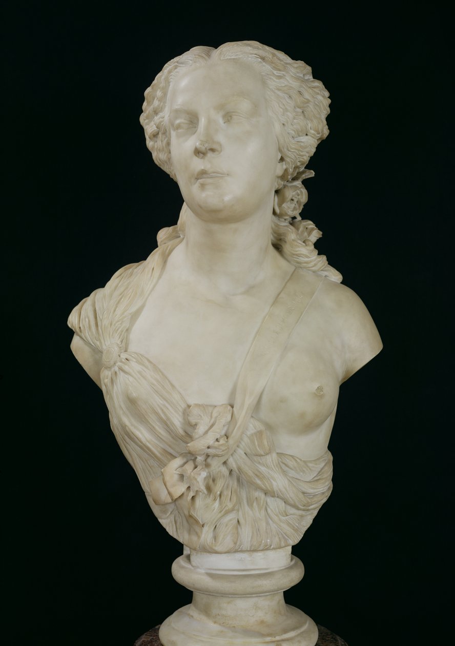Madame Sabatier mellszobra, 1847 (márvány) alkotó: Jean Baptiste Auguste Clesinger