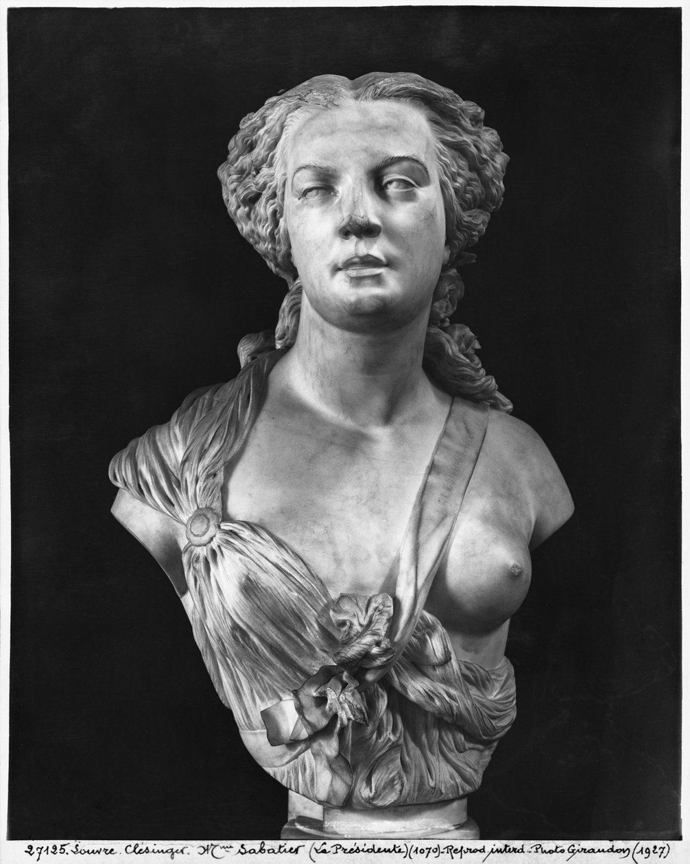 Madame Aglae Sabatier, ismert nevén Apollonie Sabatier, 1847 (márvány) alkotó: Jean Baptiste Auguste Clesinger