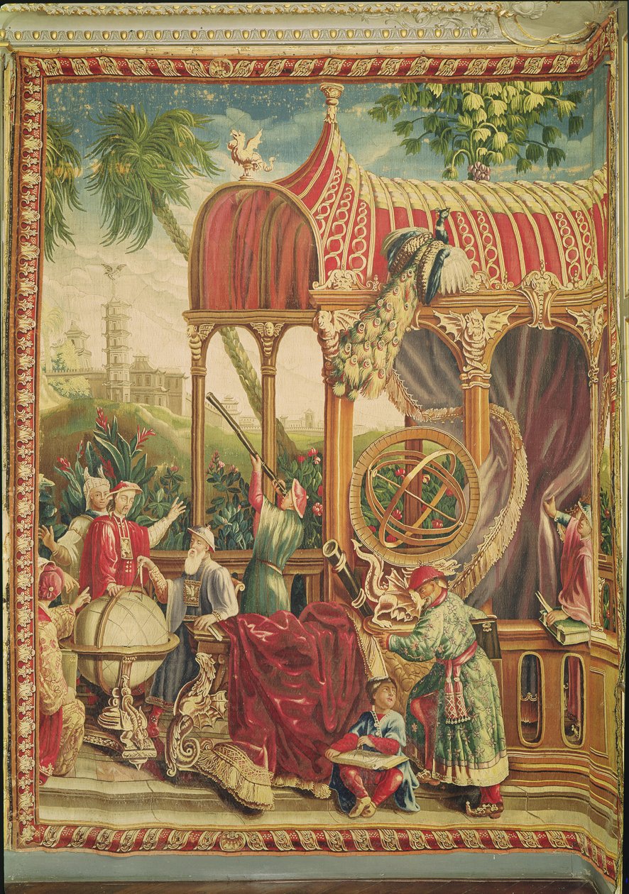 The Astronomers, Beauvais Workshop, 1711 (szőttes) alkotó: Jean Baptiste Belin de Fontenay