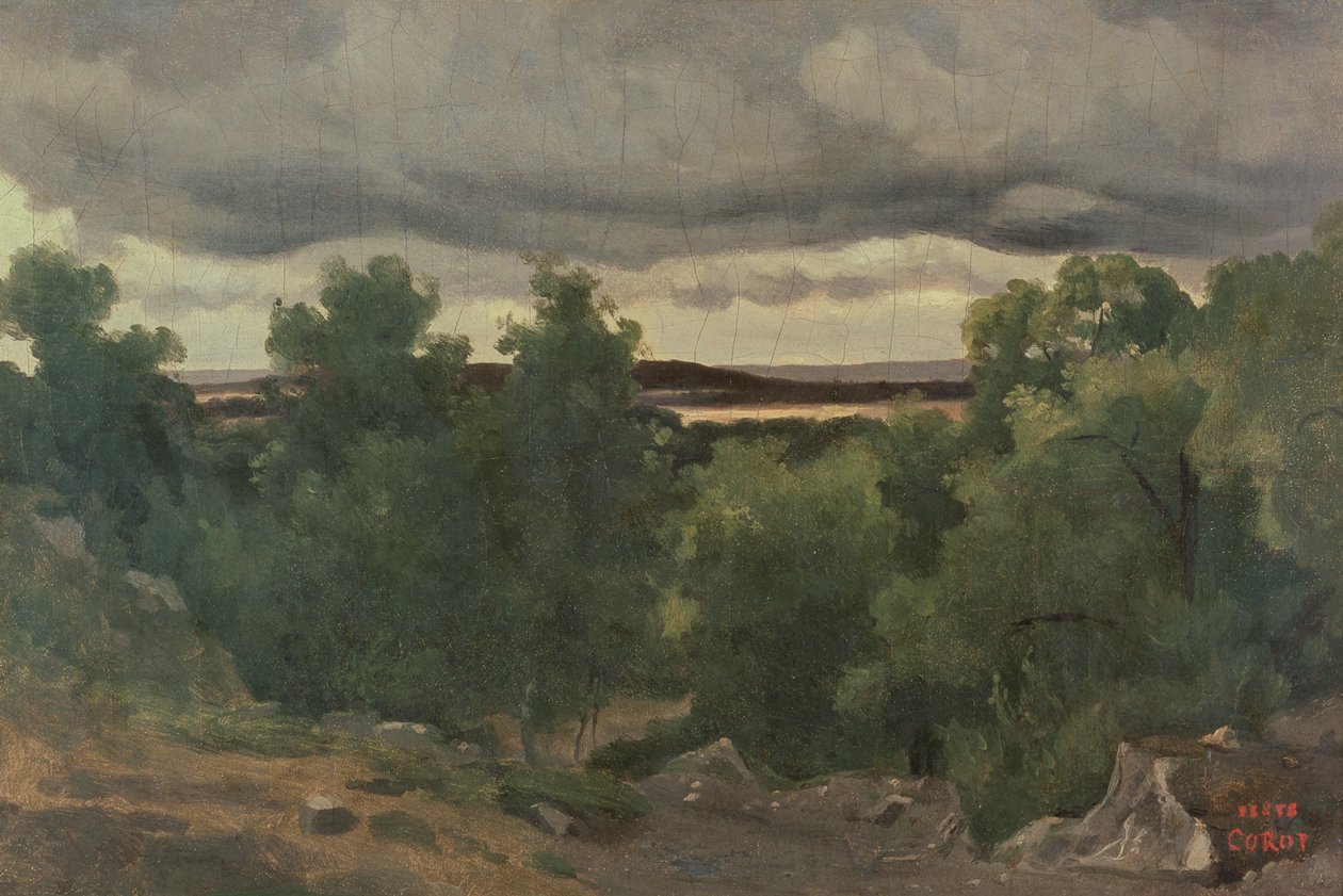 Au Petit Chaville alkotó: Jean Baptiste Camille Corot