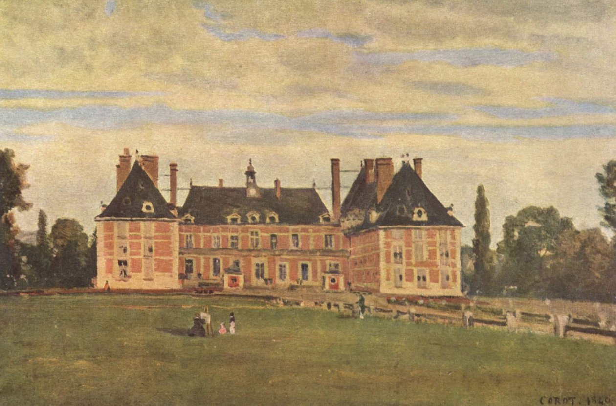 Rosny kastély alkotó: Jean Baptiste Camille Corot