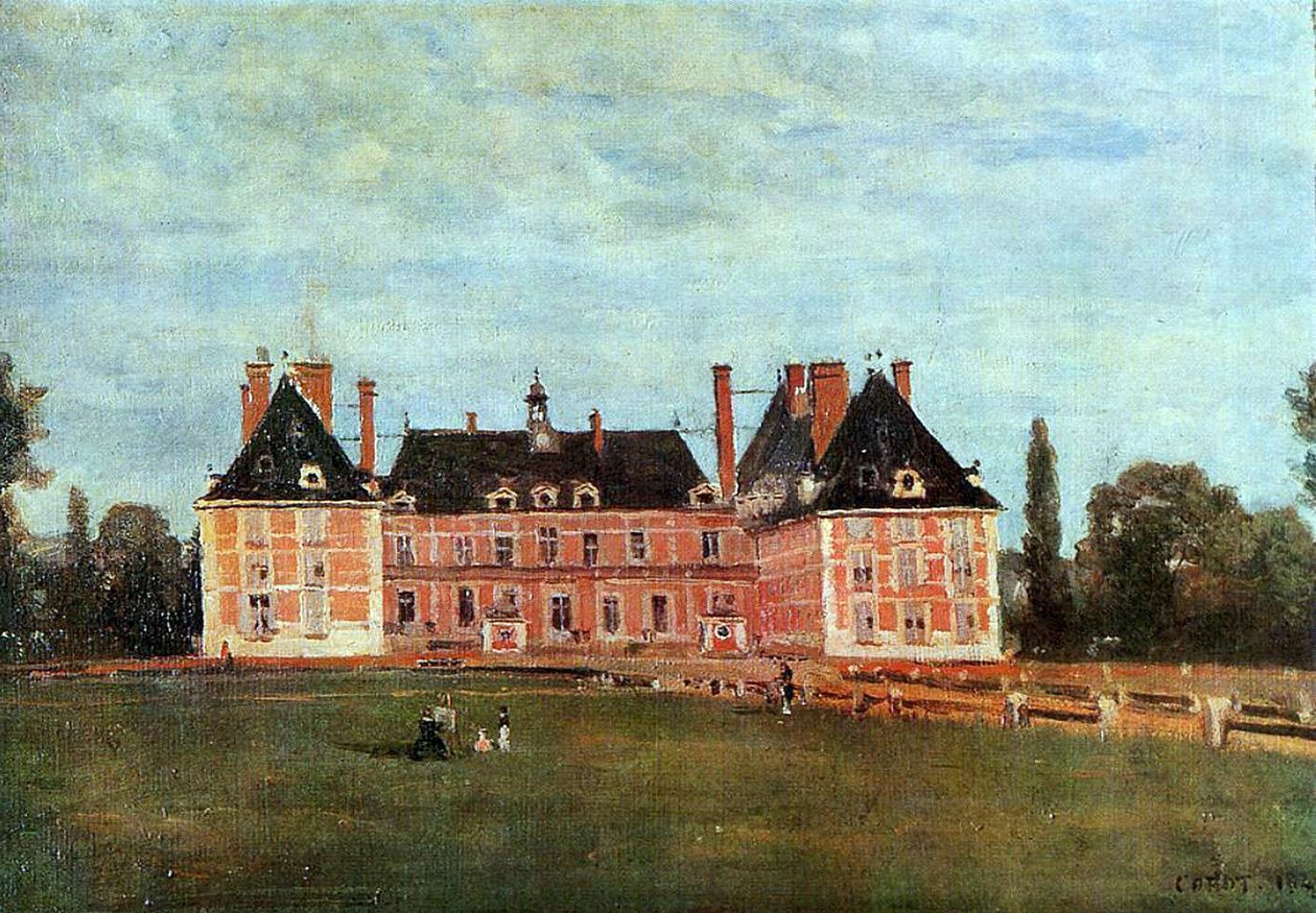Rosny-kastély, 1840 alkotó: Jean Baptiste Camille Corot