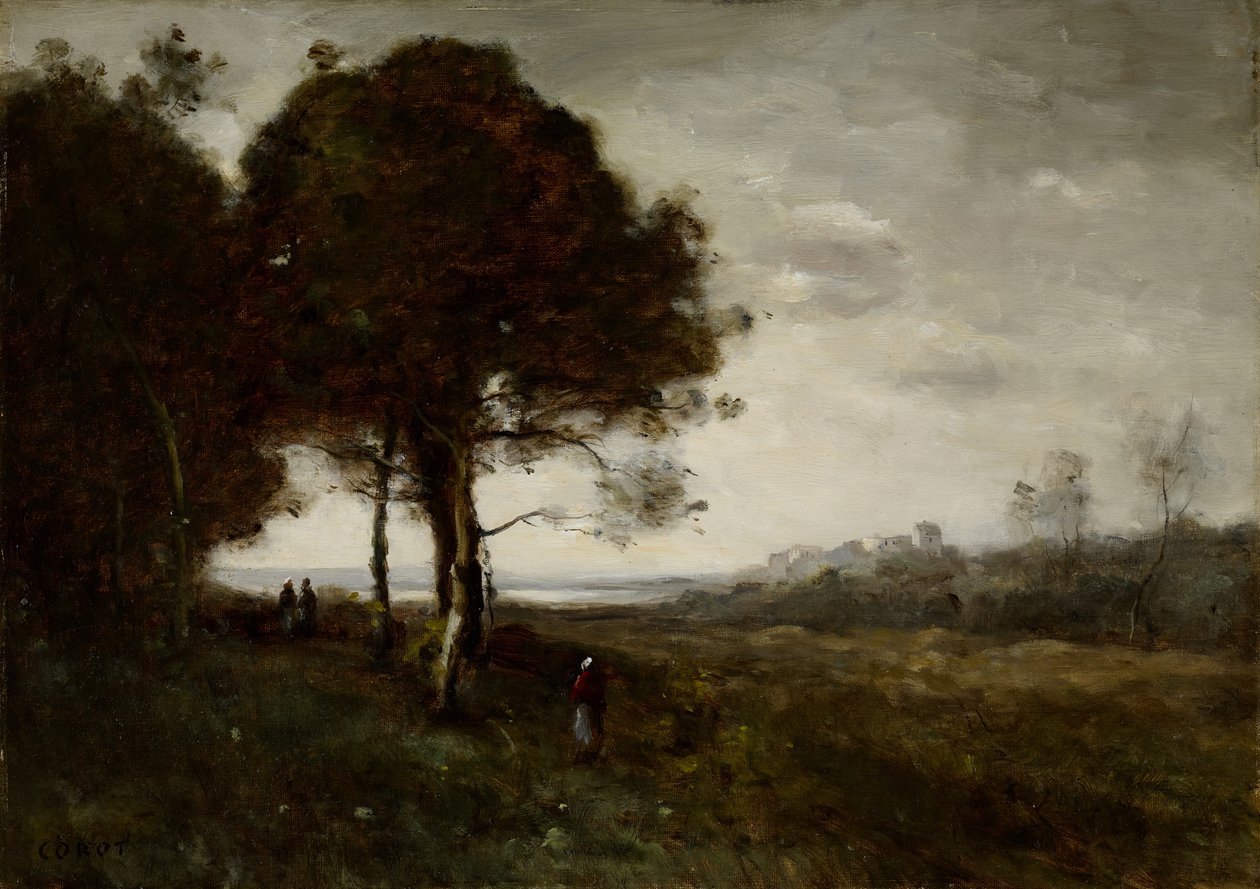 Tájkép alkotó: Jean Baptiste Camille Corot