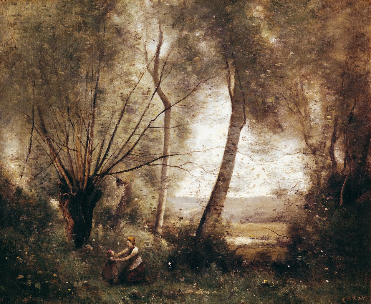 Tájkép alkotó: Jean Baptiste Camille Corot