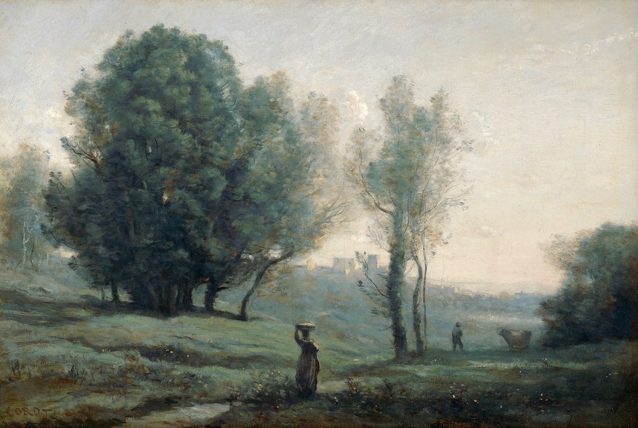 Tájkép alkotó: Jean Baptiste Camille Corot
