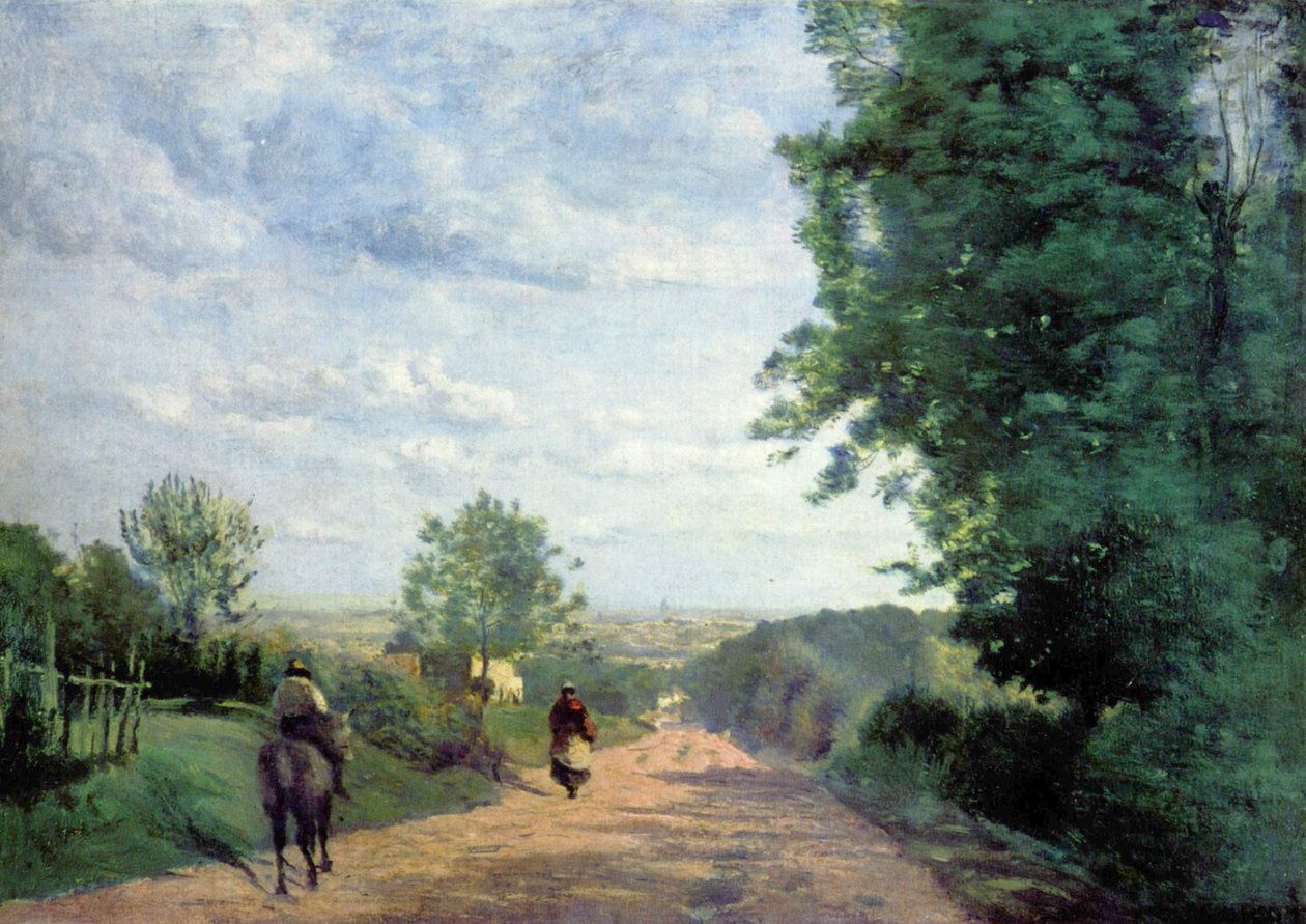 A Chemin de Sèvres alkotó: Jean Baptiste Camille Corot
